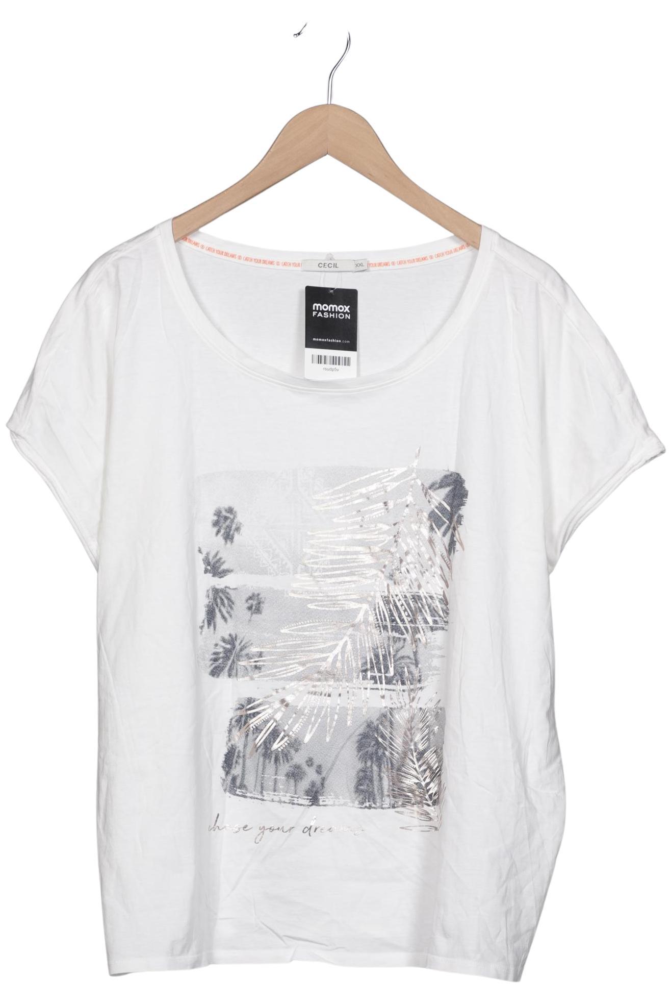 

Cecil Damen T-Shirt, weiß, Gr. 46