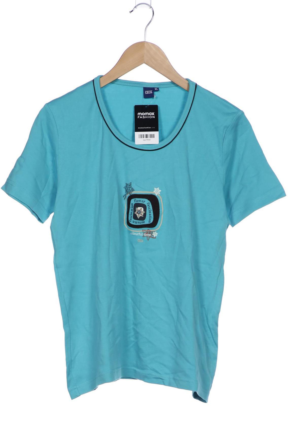 

Cecil Damen T-Shirt, blau, Gr. 44