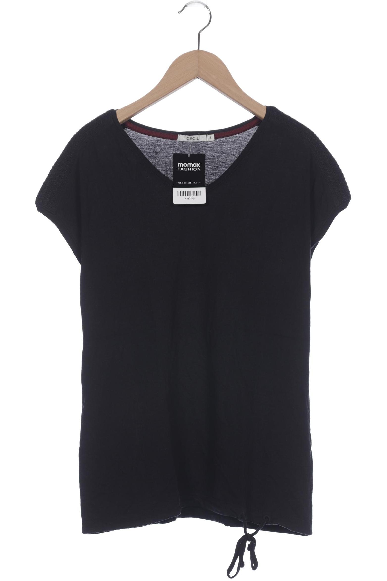 

Cecil Damen T-Shirt, schwarz, Gr. 36