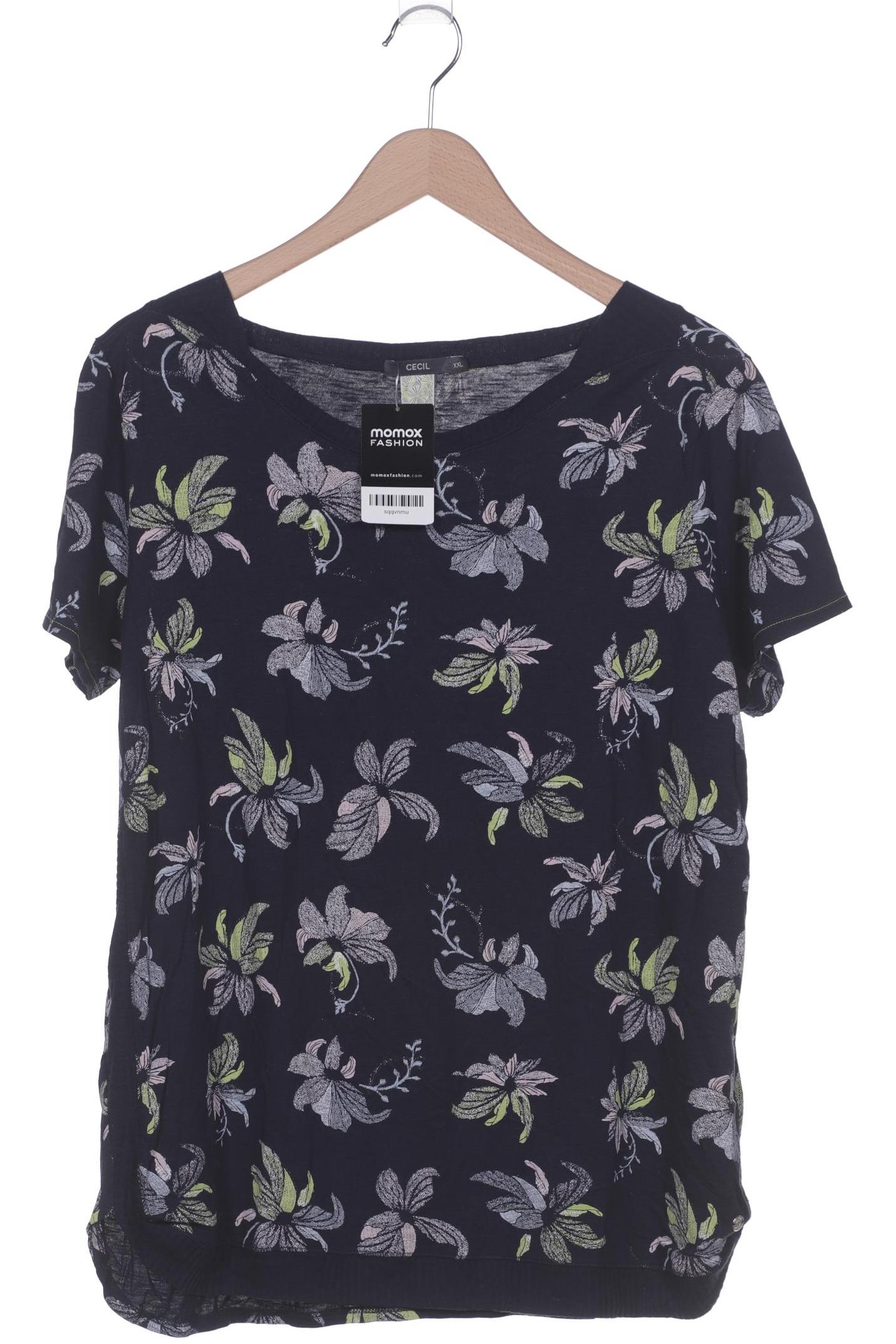 

Cecil Damen T-Shirt, marineblau, Gr. 46