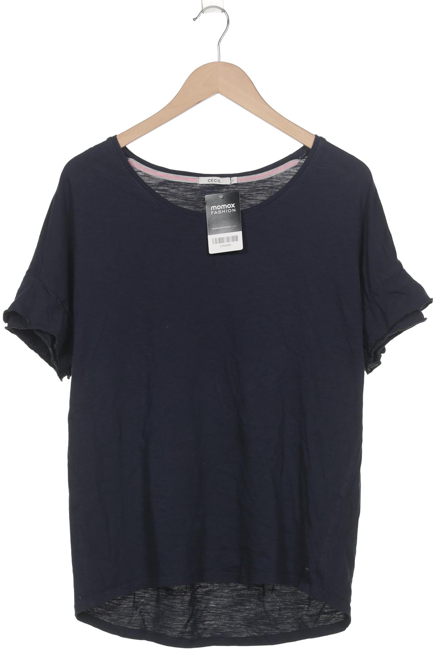 

Cecil Damen T-Shirt, marineblau, Gr. 42