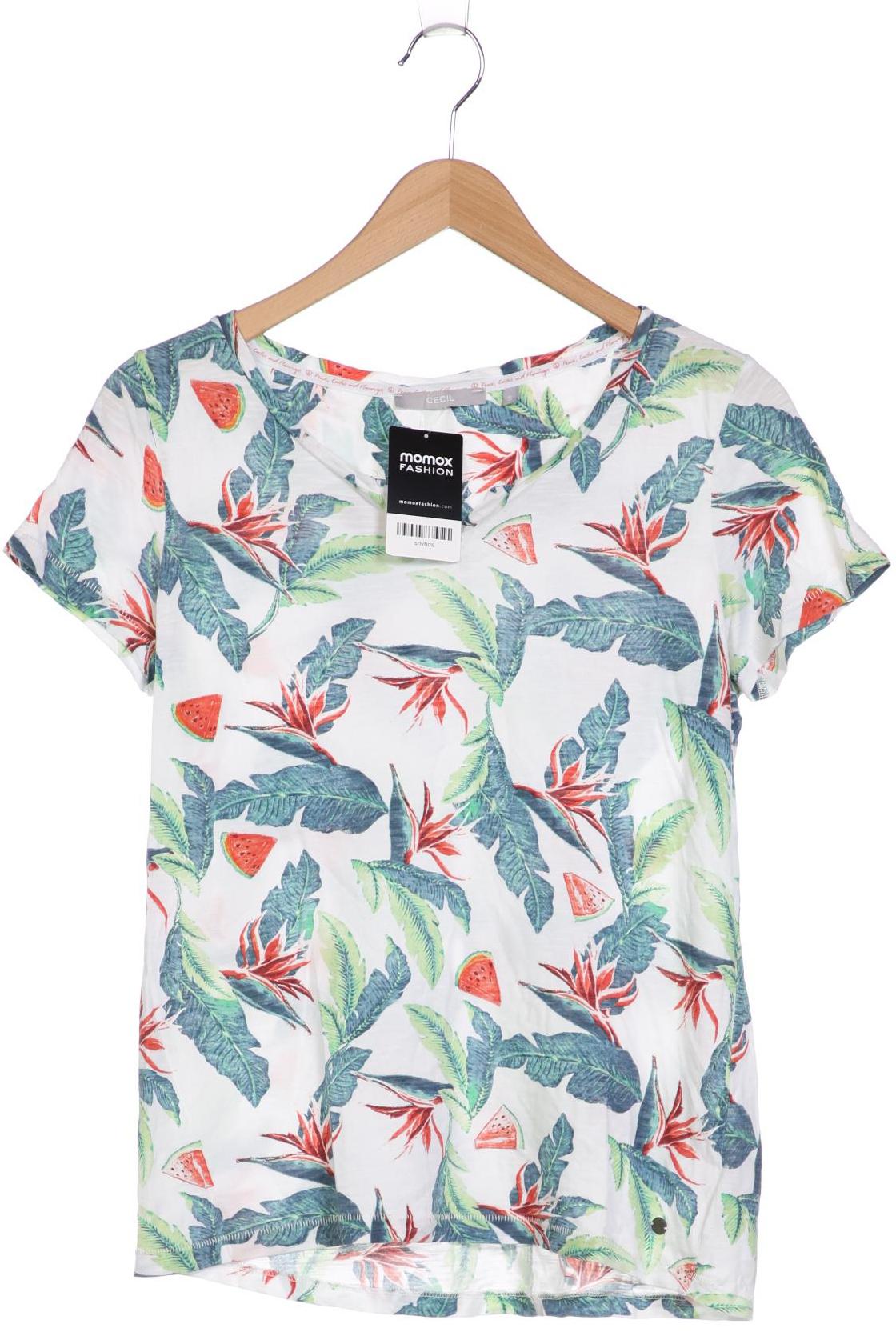 

Cecil Damen T-Shirt, weiß, Gr. 36