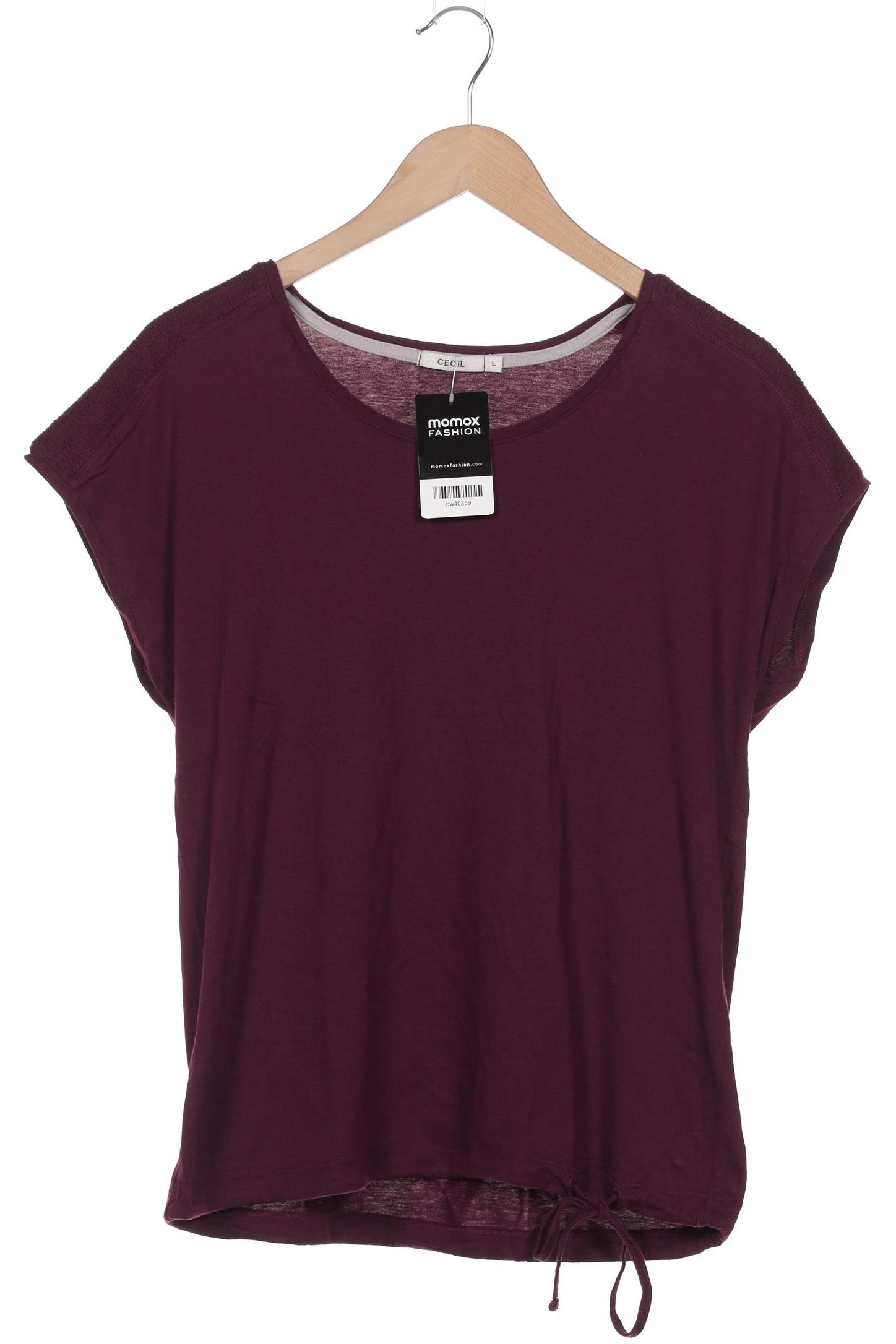 

Cecil Damen T-Shirt, bordeaux, Gr. 42