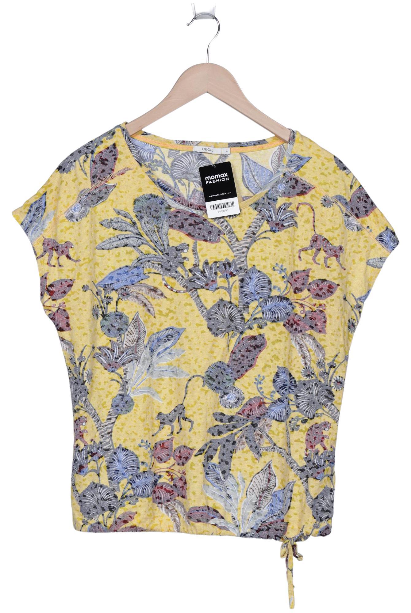 

Cecil Damen T-Shirt, gelb, Gr. 42