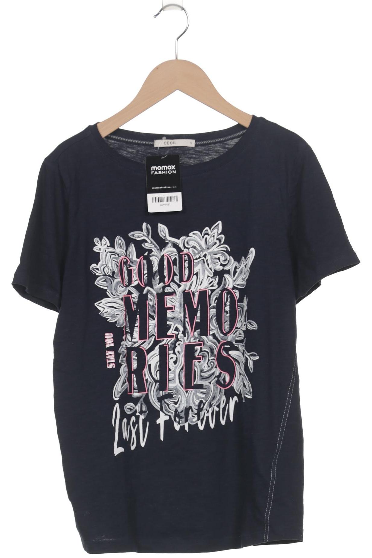 

Cecil Damen T-Shirt, marineblau, Gr. 36