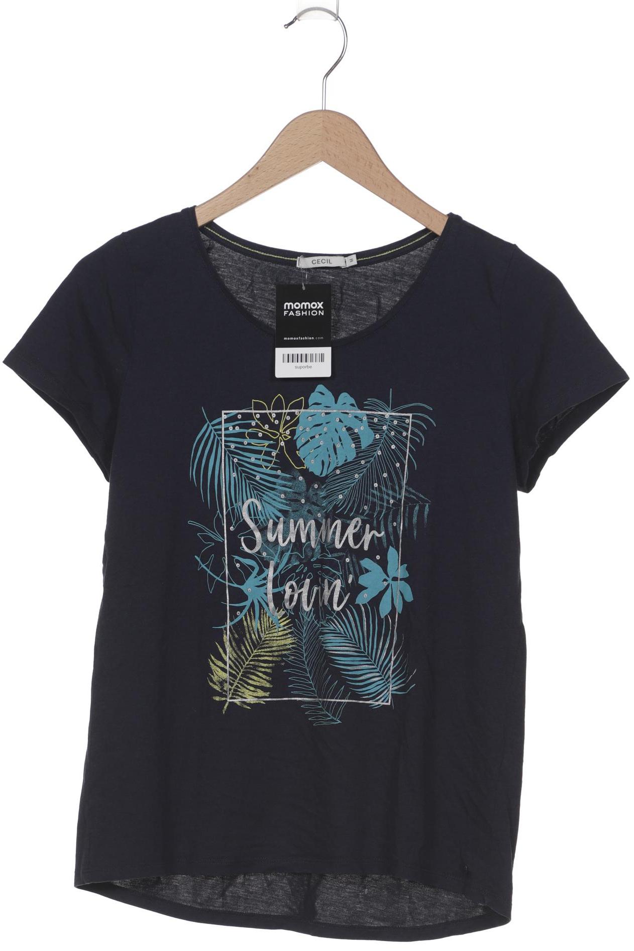 

Cecil Damen T-Shirt, marineblau, Gr. 38