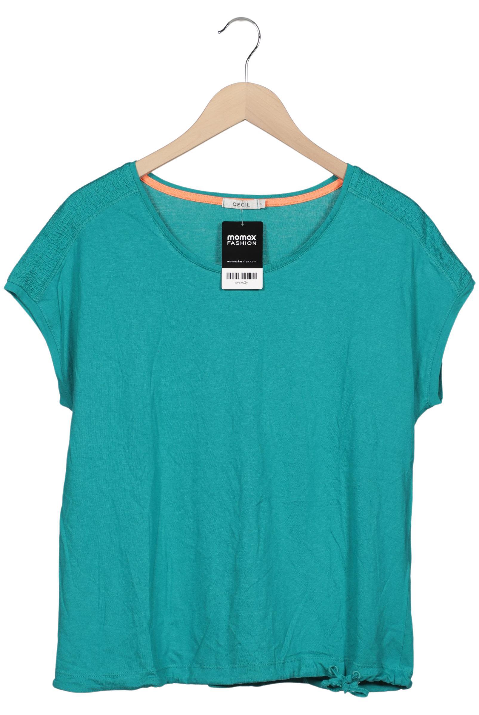 

Cecil Damen T-Shirt, türkis, Gr. 42