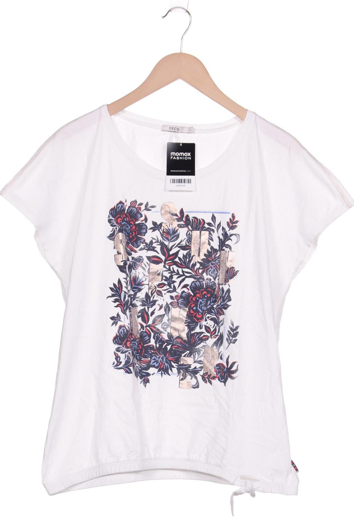 

CECIL Damen T-Shirt, weiß
