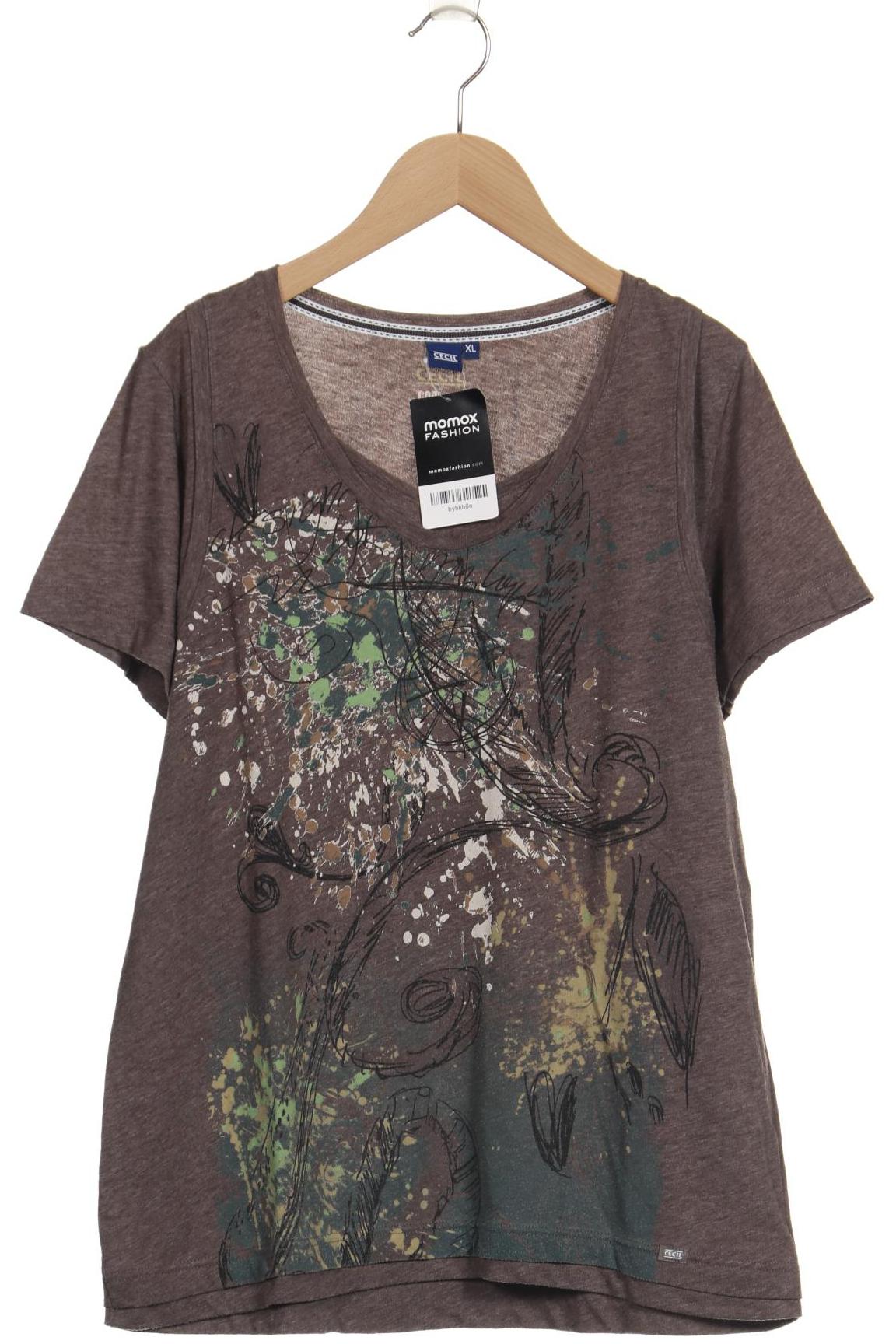 

Cecil Damen T-Shirt, braun, Gr. 44