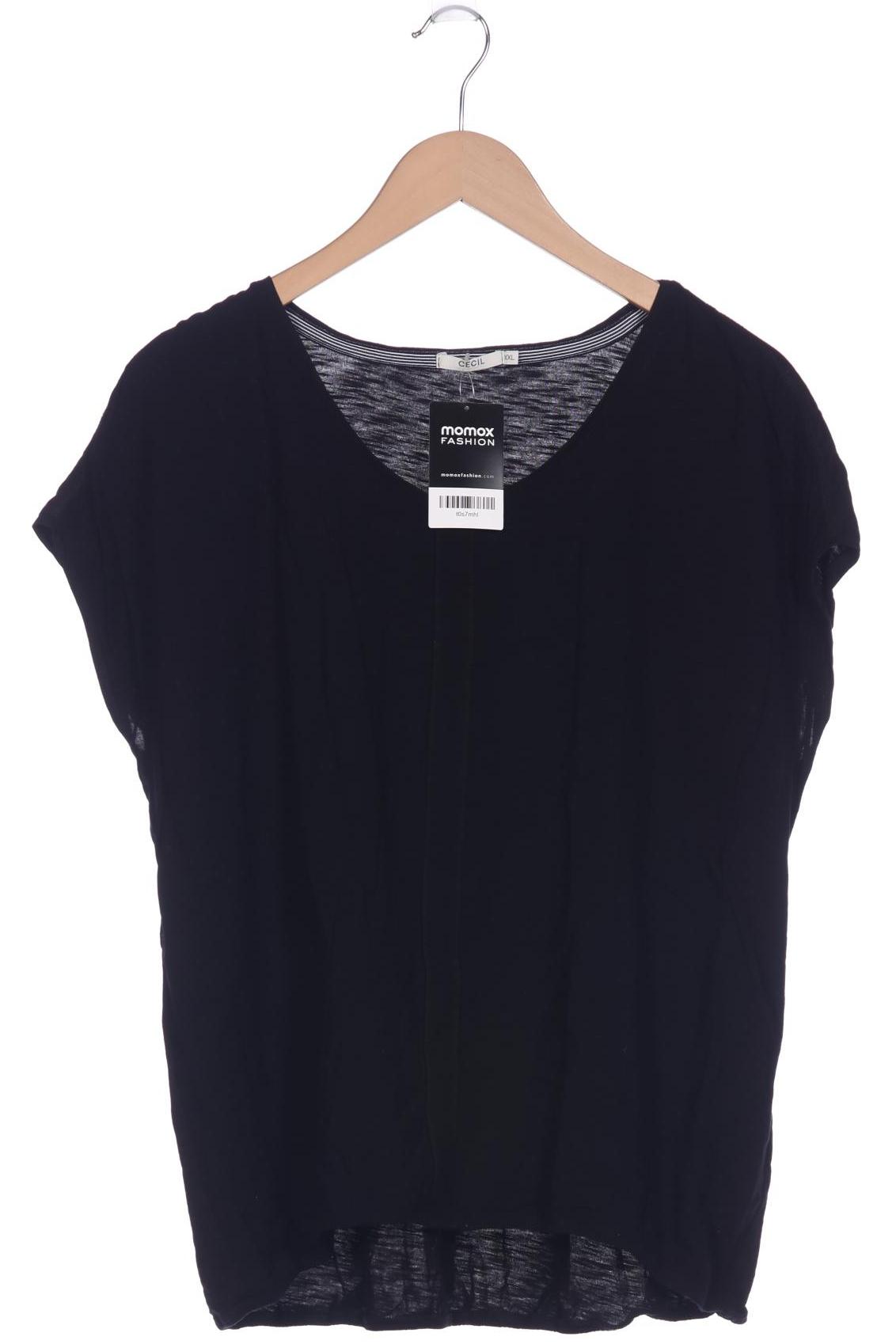 

Cecil Damen T-Shirt, schwarz, Gr. 46