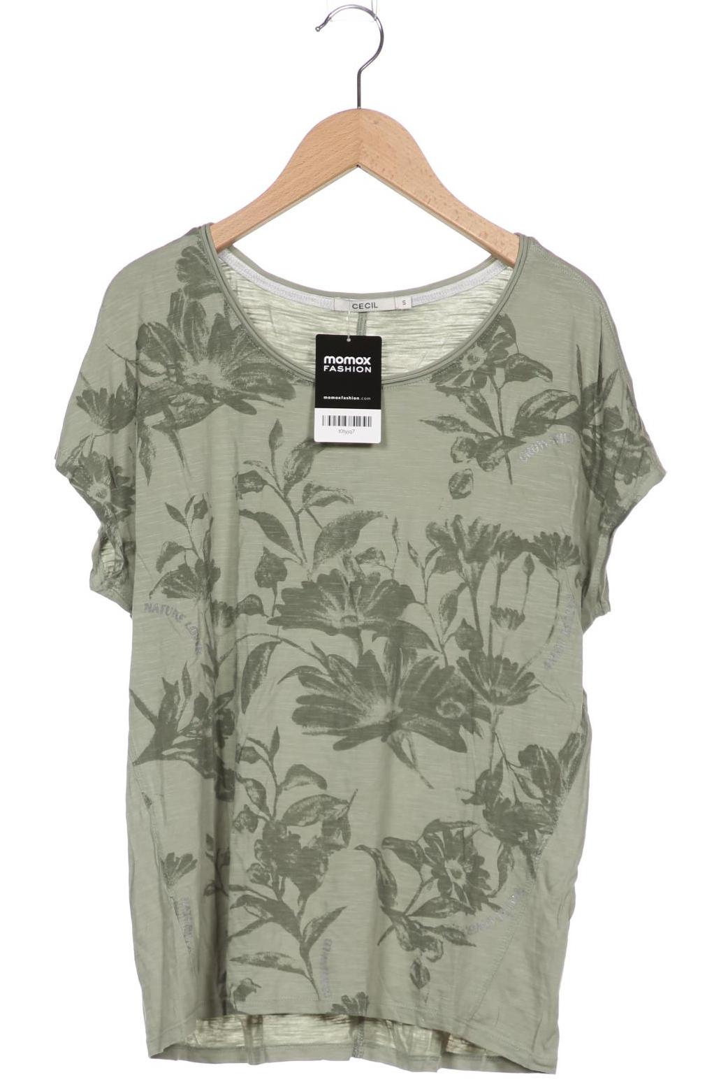 

Cecil Damen T-Shirt, hellgrün, Gr. 36