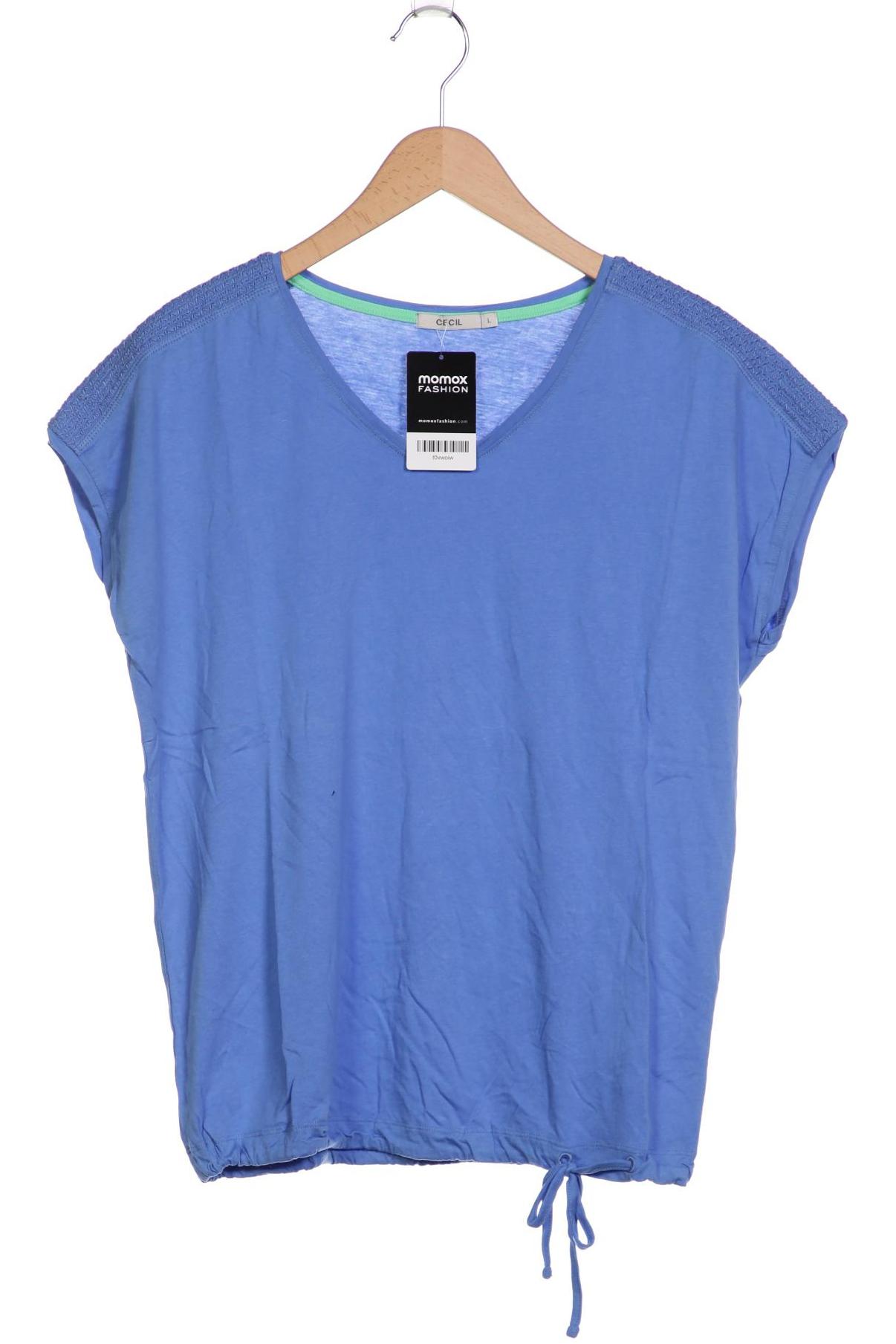 

Cecil Damen T-Shirt, blau, Gr. 42