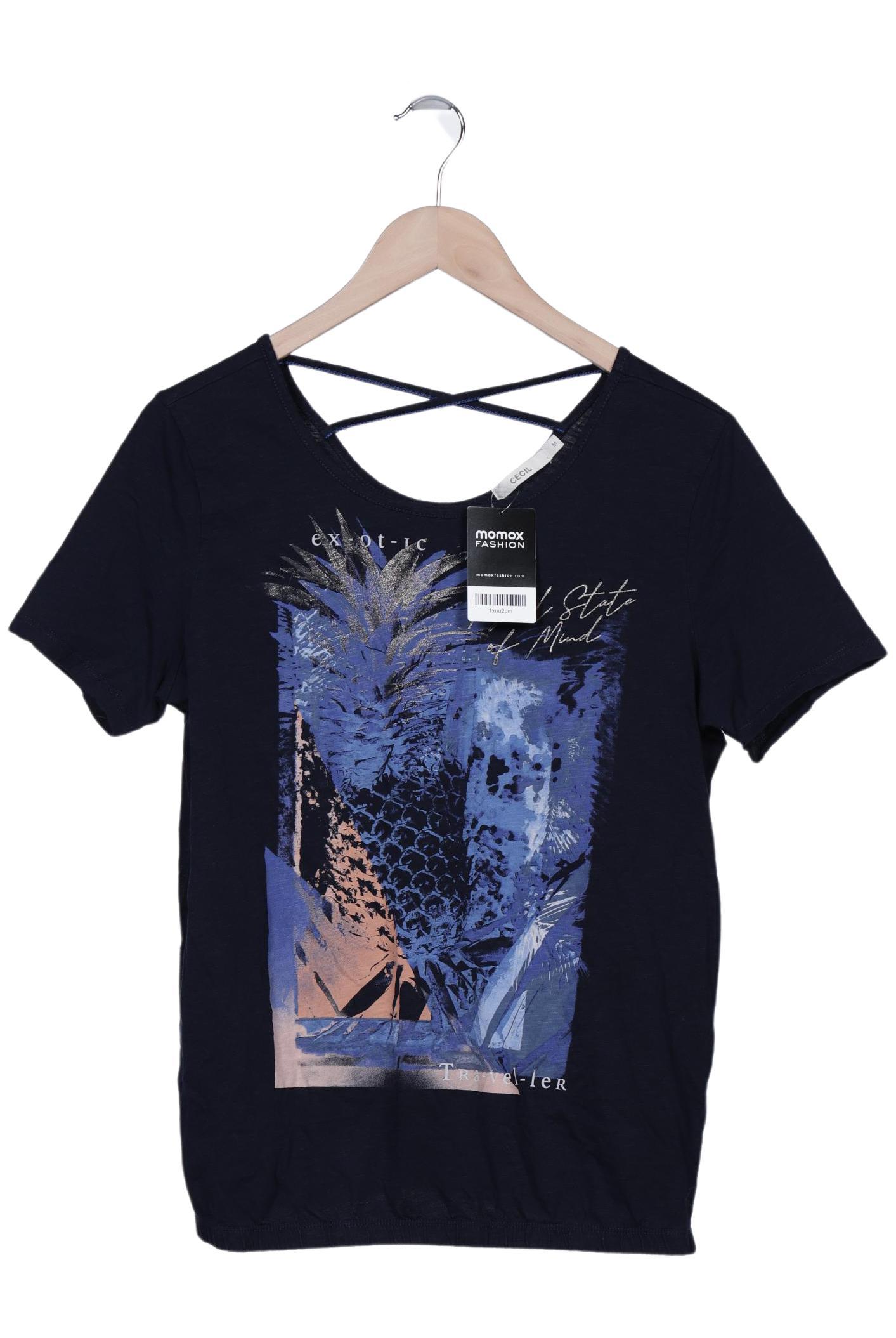 

Cecil Damen T-Shirt, marineblau, Gr. 38