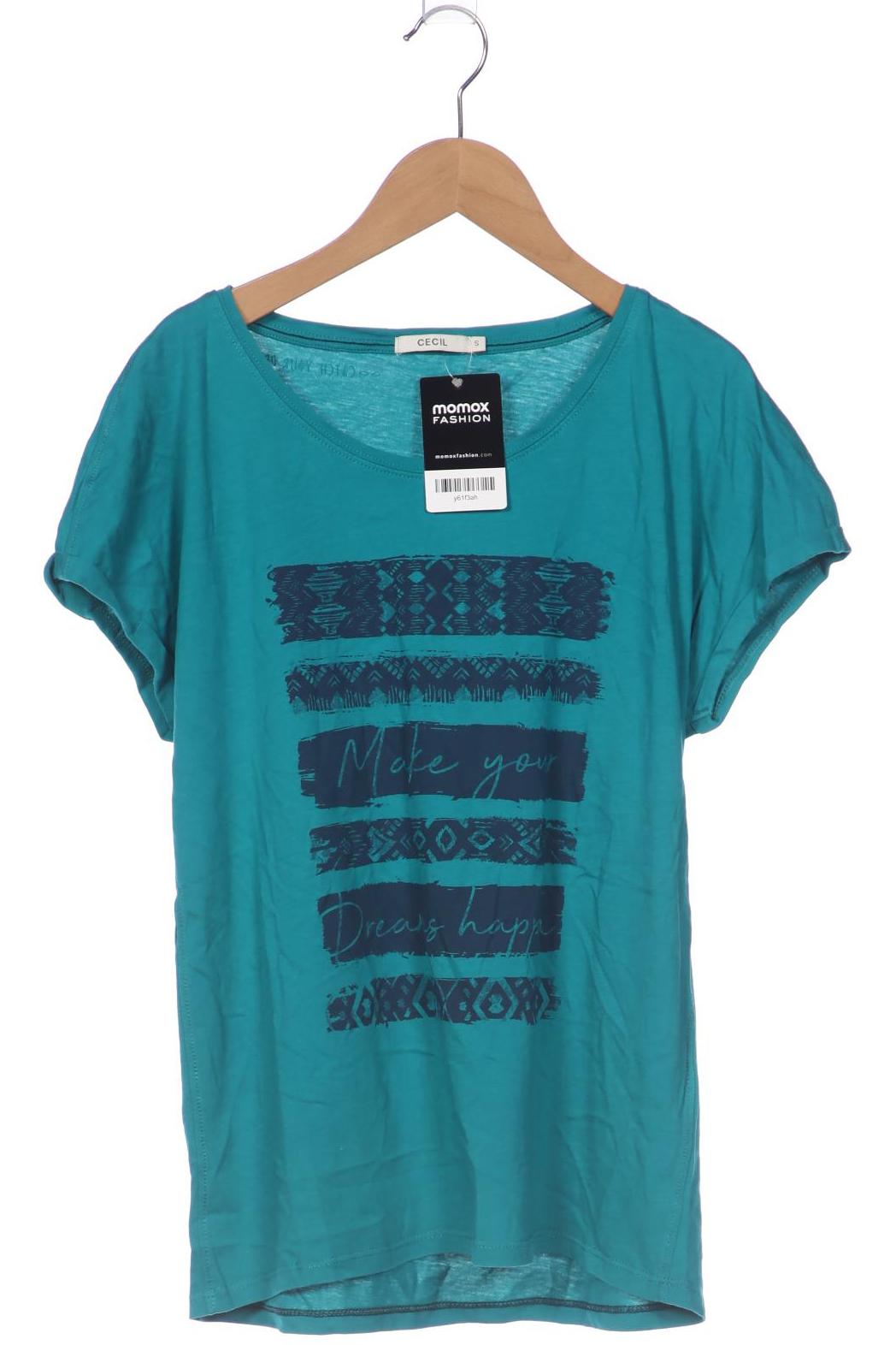 

Cecil Damen T-Shirt, türkis, Gr. 36