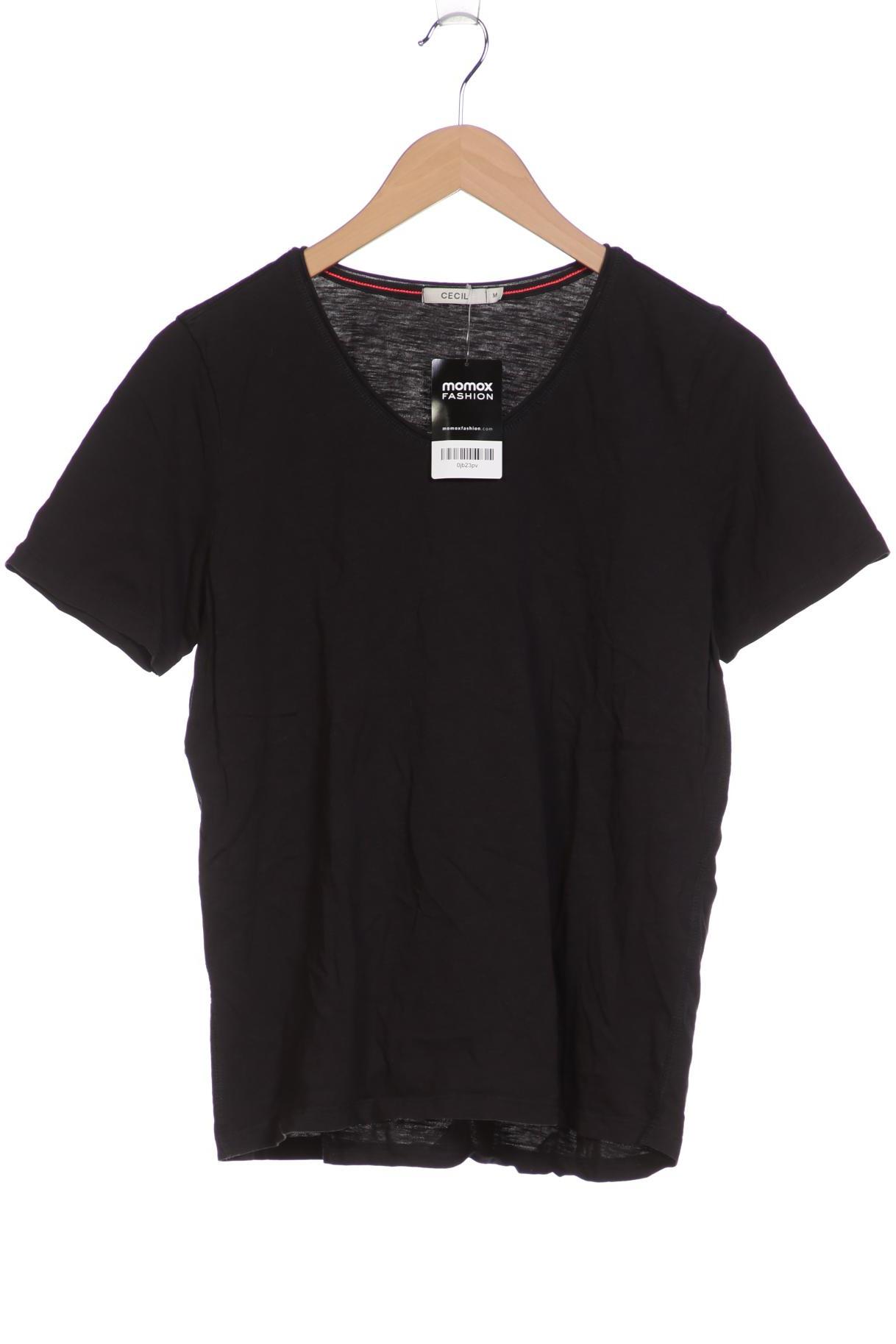 

Cecil Damen T-Shirt, schwarz, Gr. 38