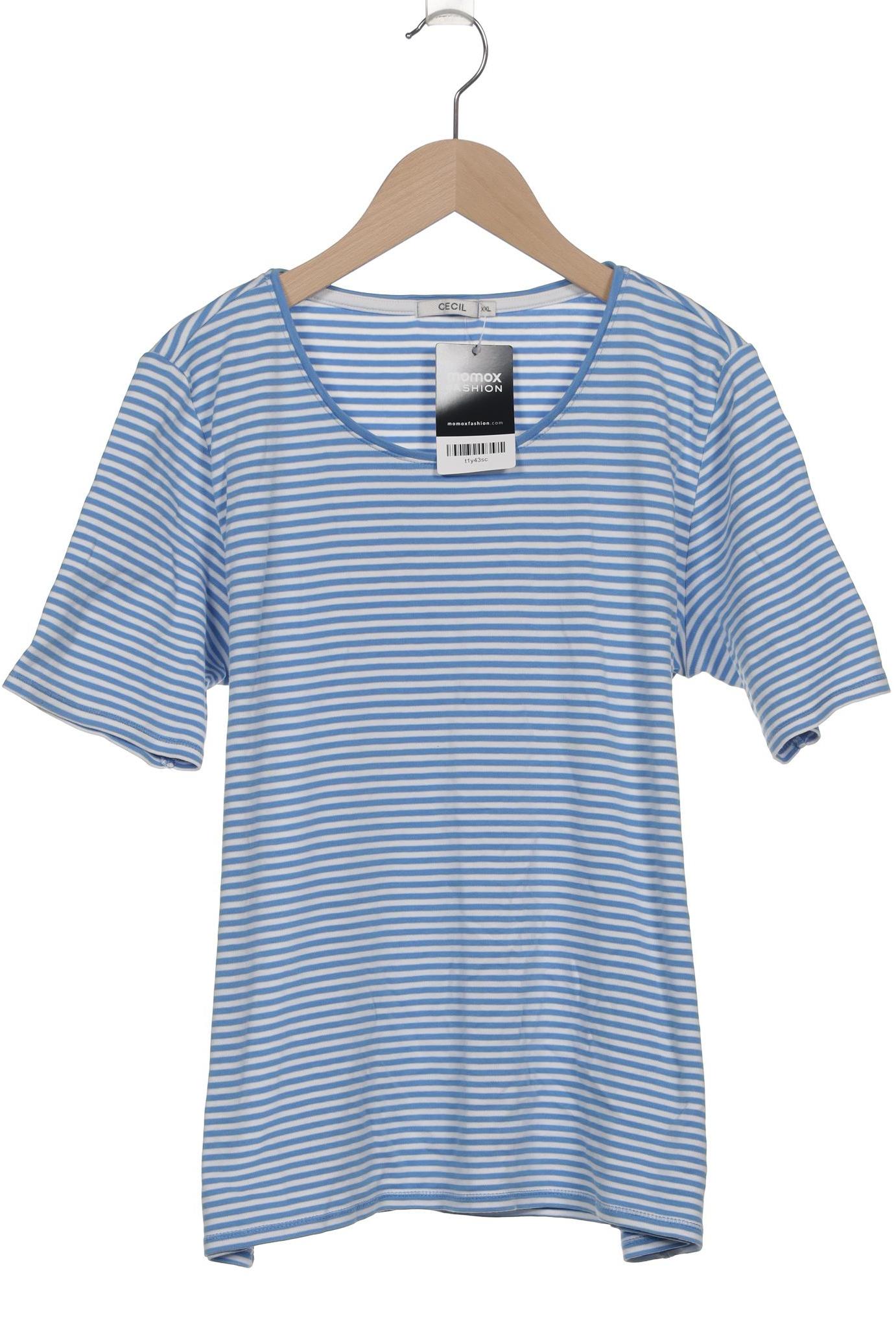

Cecil Damen T-Shirt, blau, Gr. 46