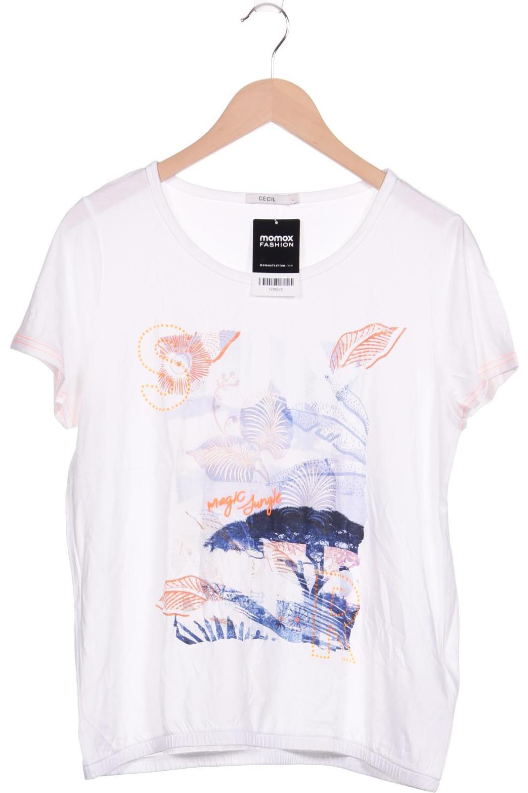 

CECIL Damen T-Shirt, weiß