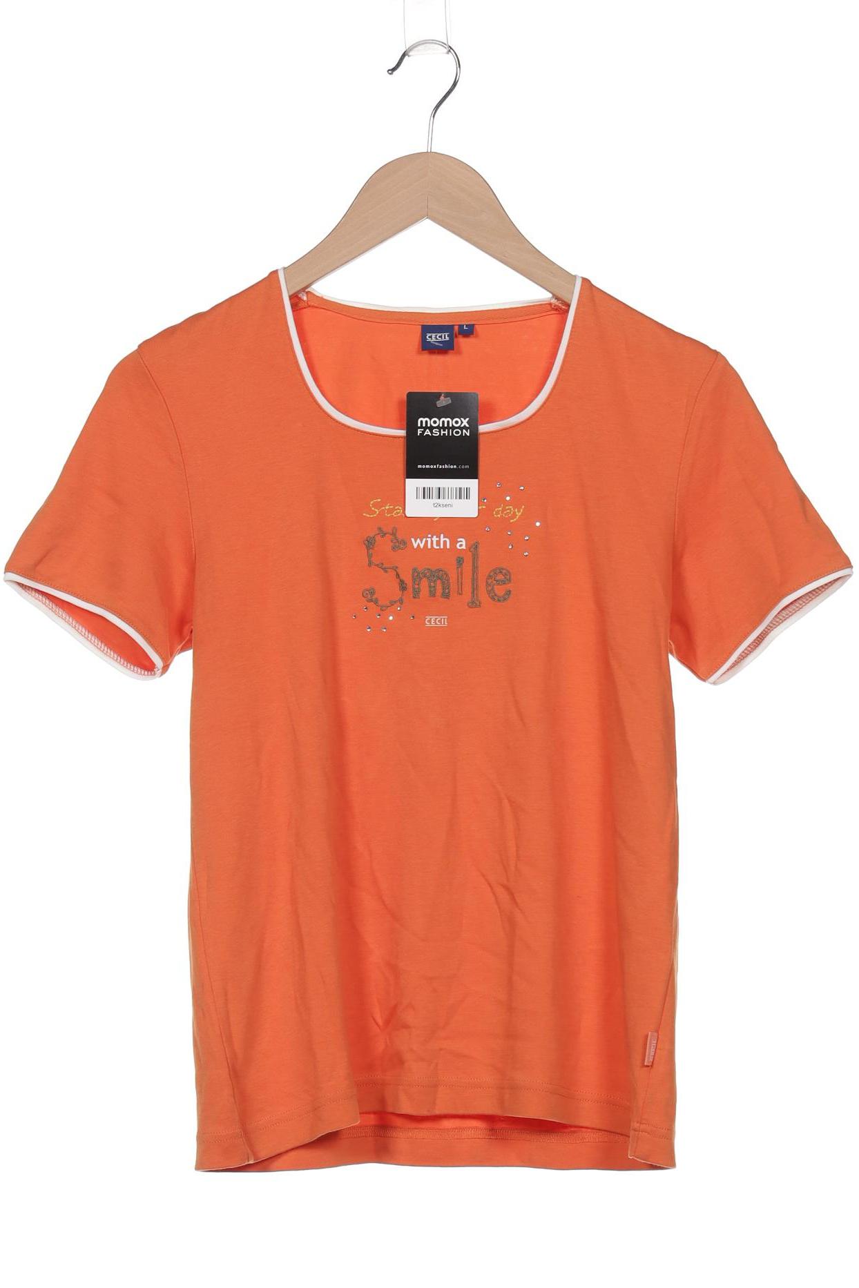 

Cecil Damen T-Shirt, orange, Gr. 42