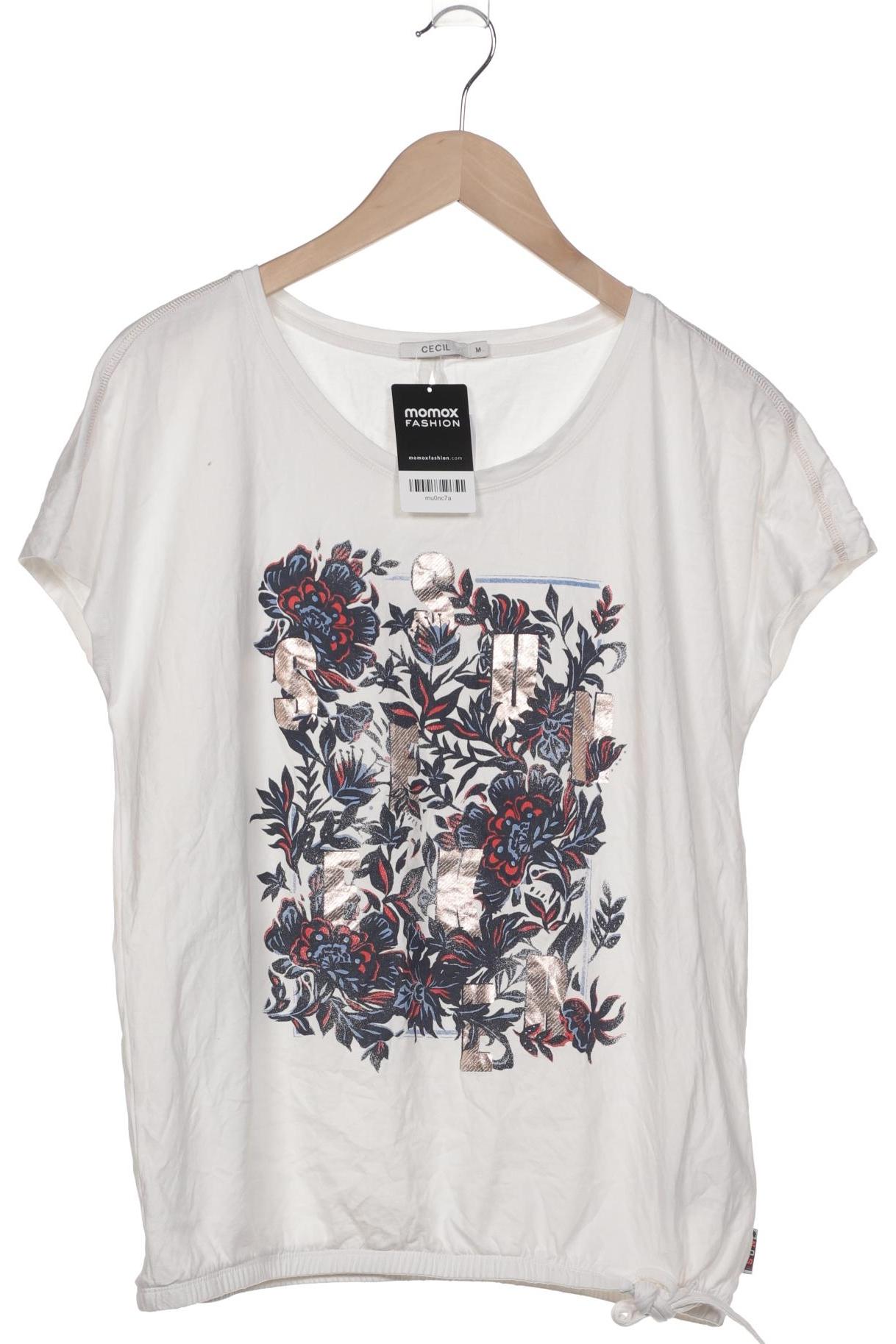 

Cecil Damen T-Shirt, weiß, Gr. 38