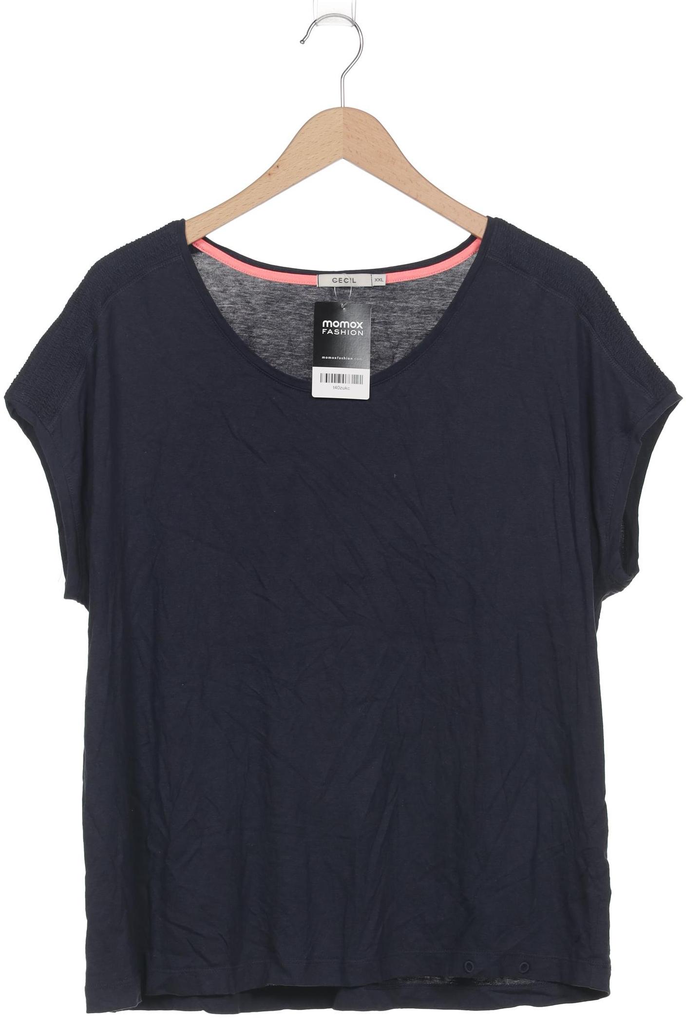 

Cecil Damen T-Shirt, marineblau, Gr. 46