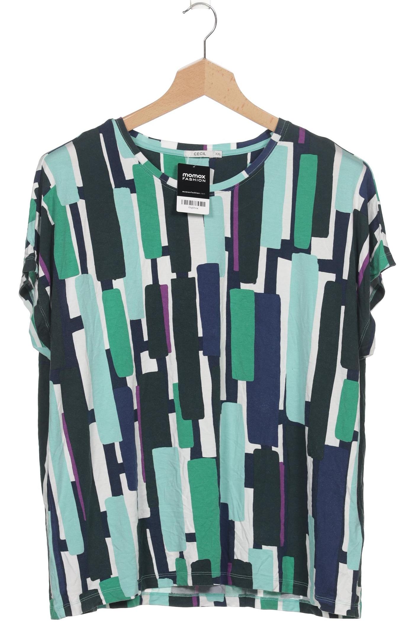 

Cecil Damen T-Shirt, mehrfarbig, Gr. 46