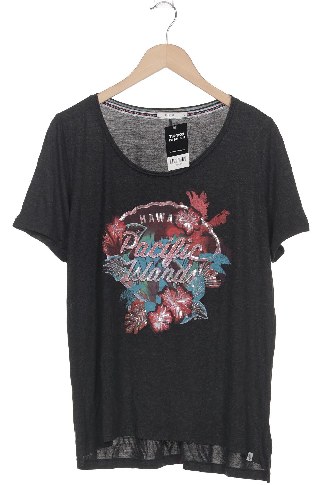 

Cecil Damen T-Shirt, grau, Gr. 42