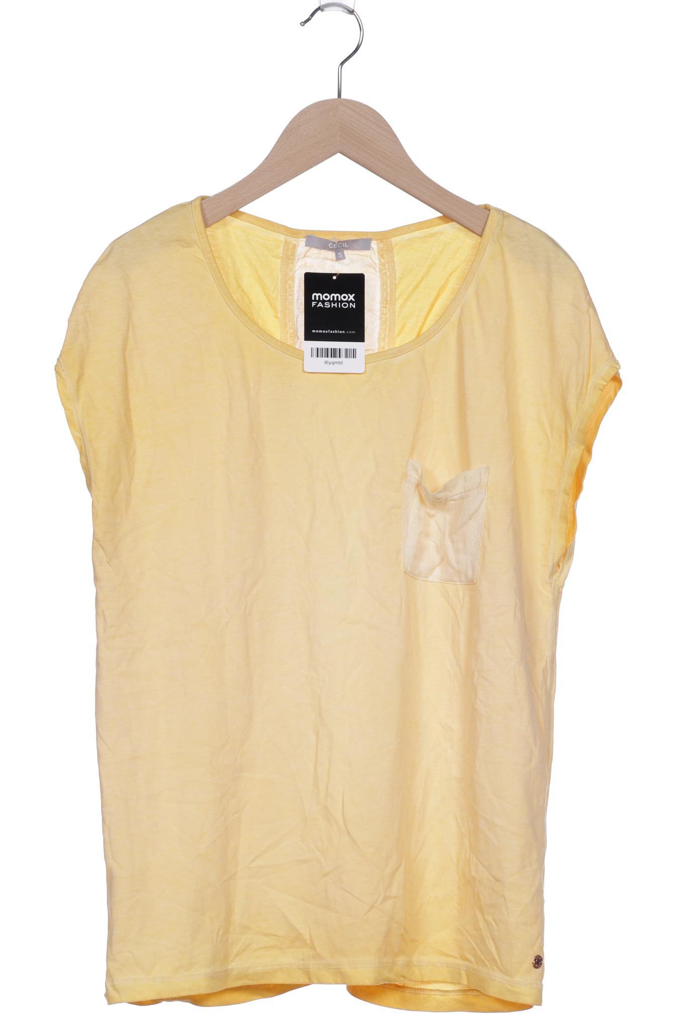 

CECIL Damen T-Shirt, gelb