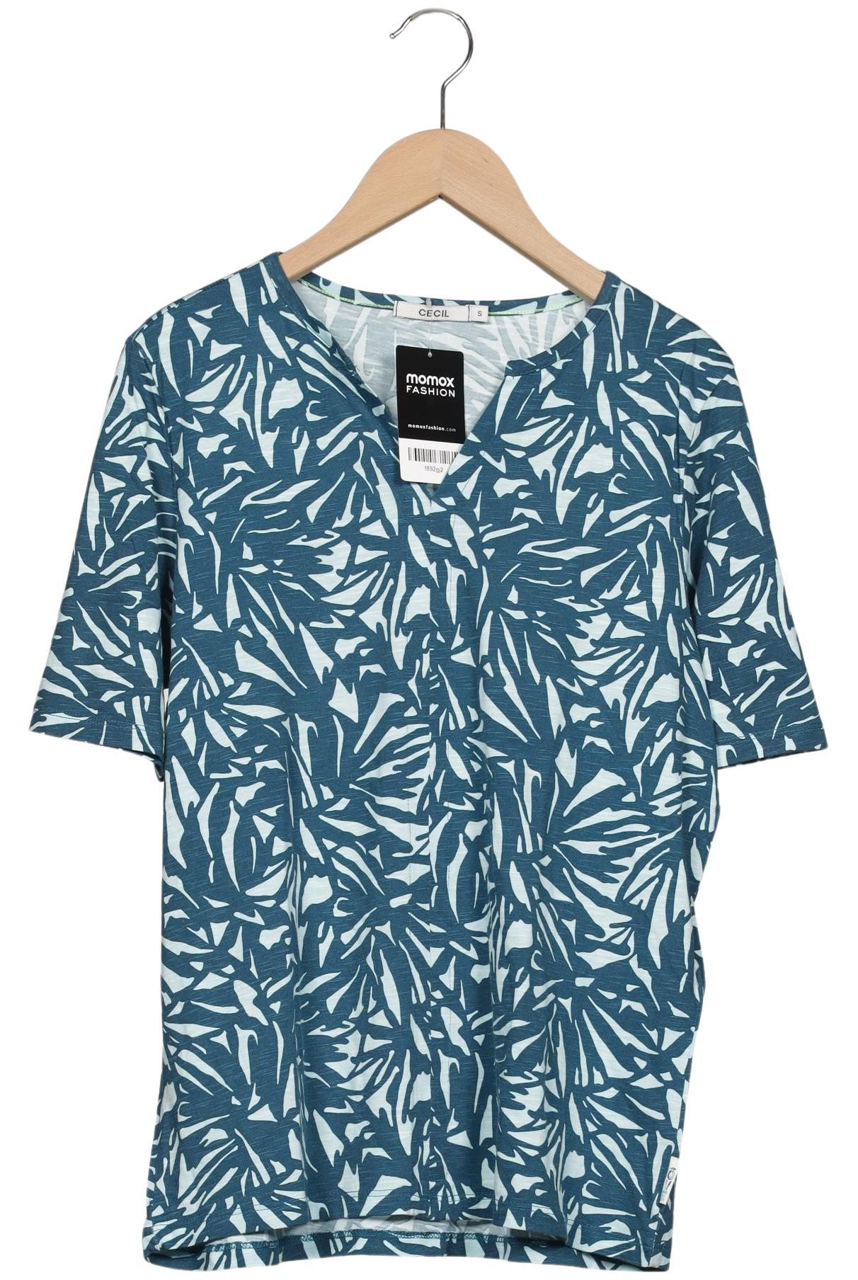 

Cecil Damen T-Shirt, blau, Gr. 36