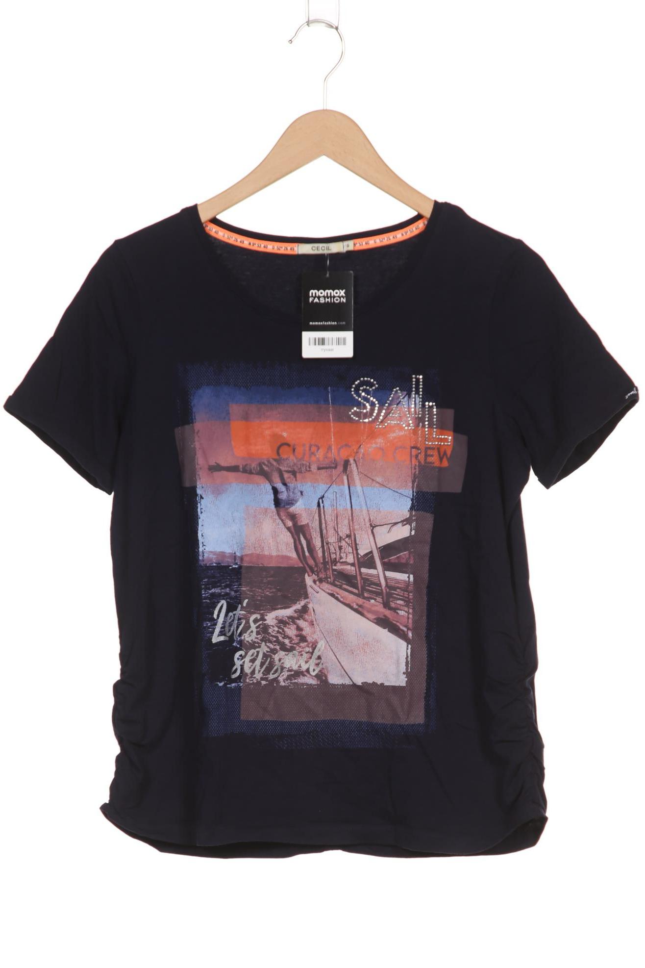 

Cecil Damen T-Shirt, marineblau, Gr. 36