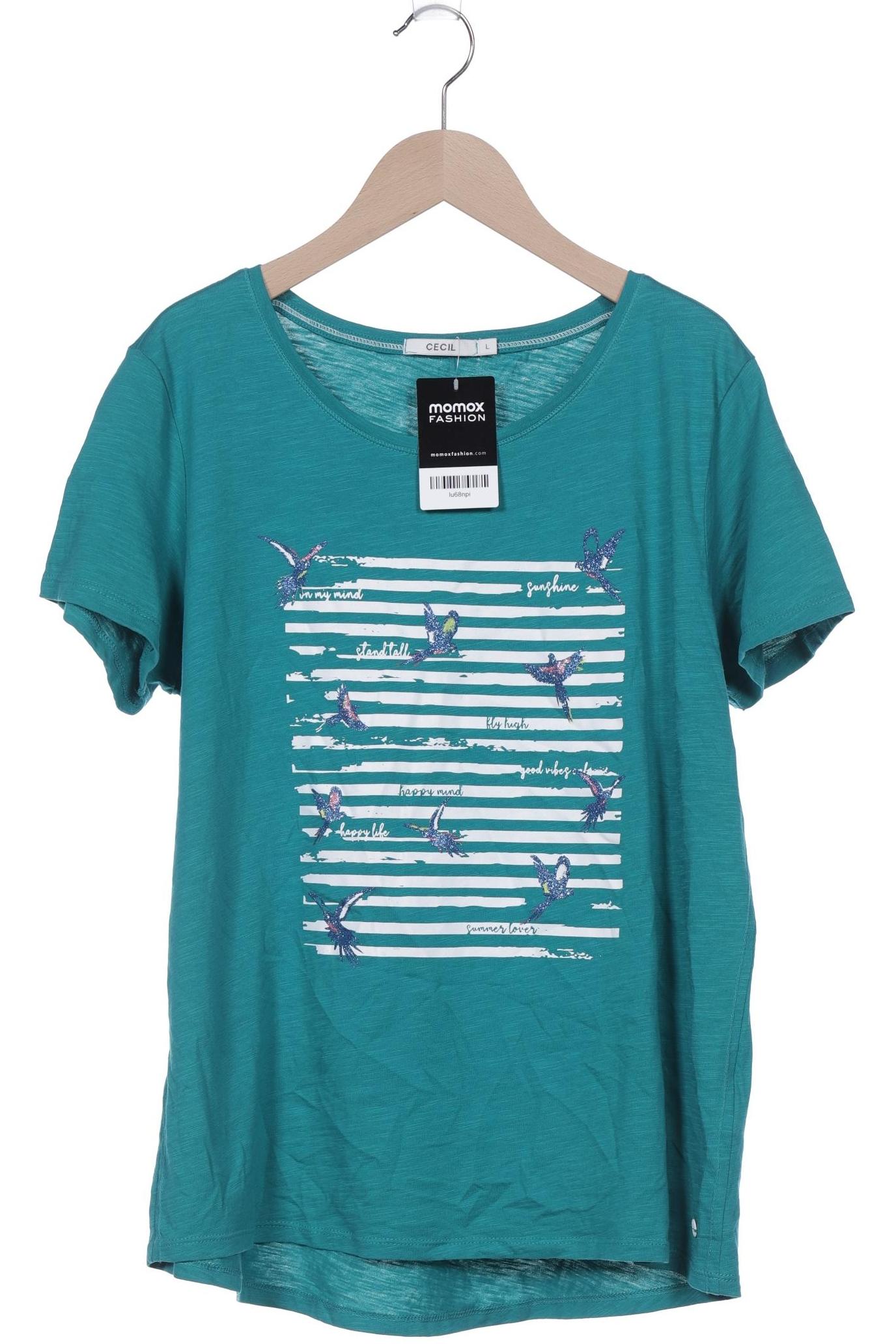 

Cecil Damen T-Shirt, türkis, Gr. 42