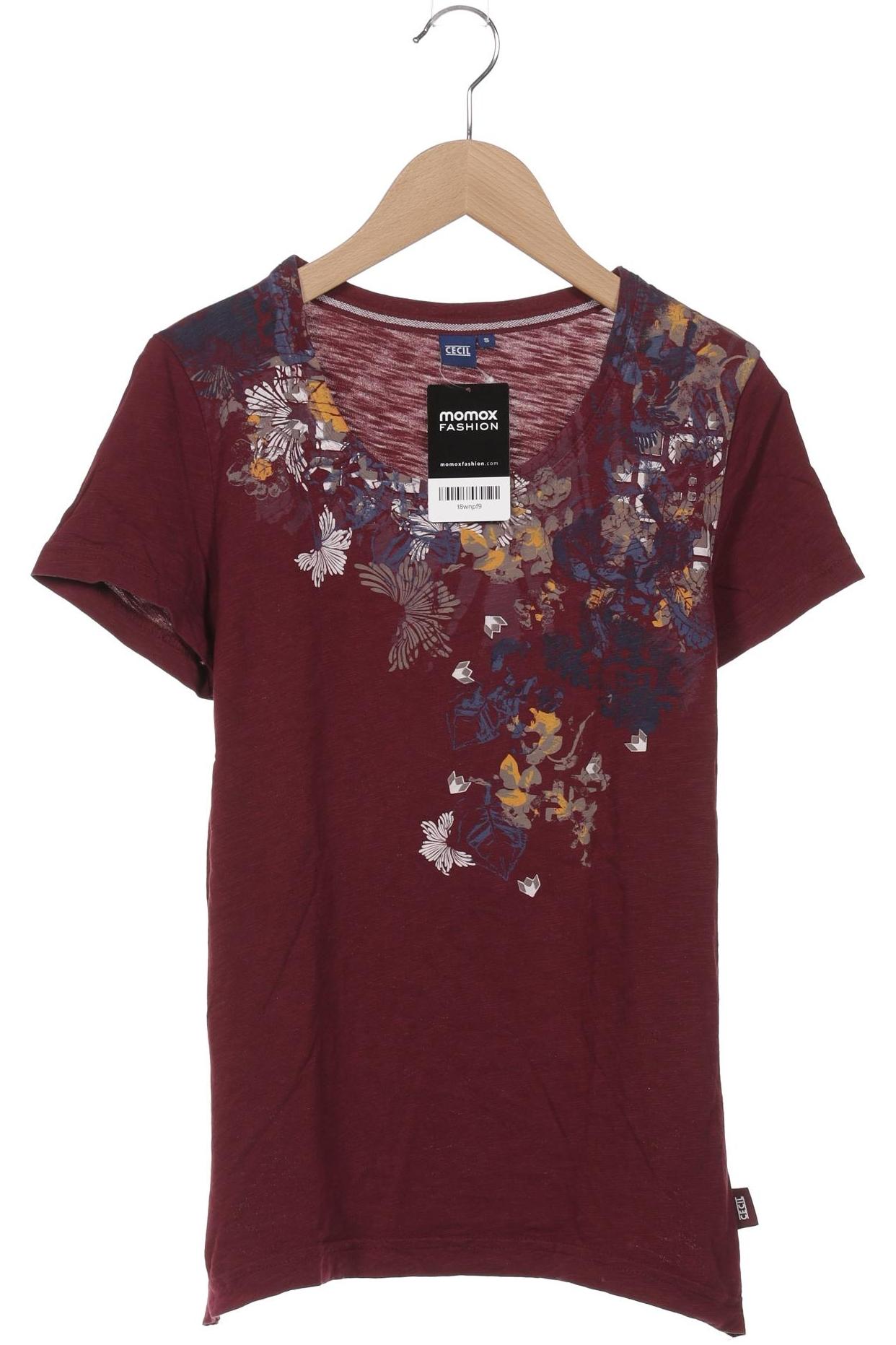 

Cecil Damen T-Shirt, bordeaux, Gr. 36