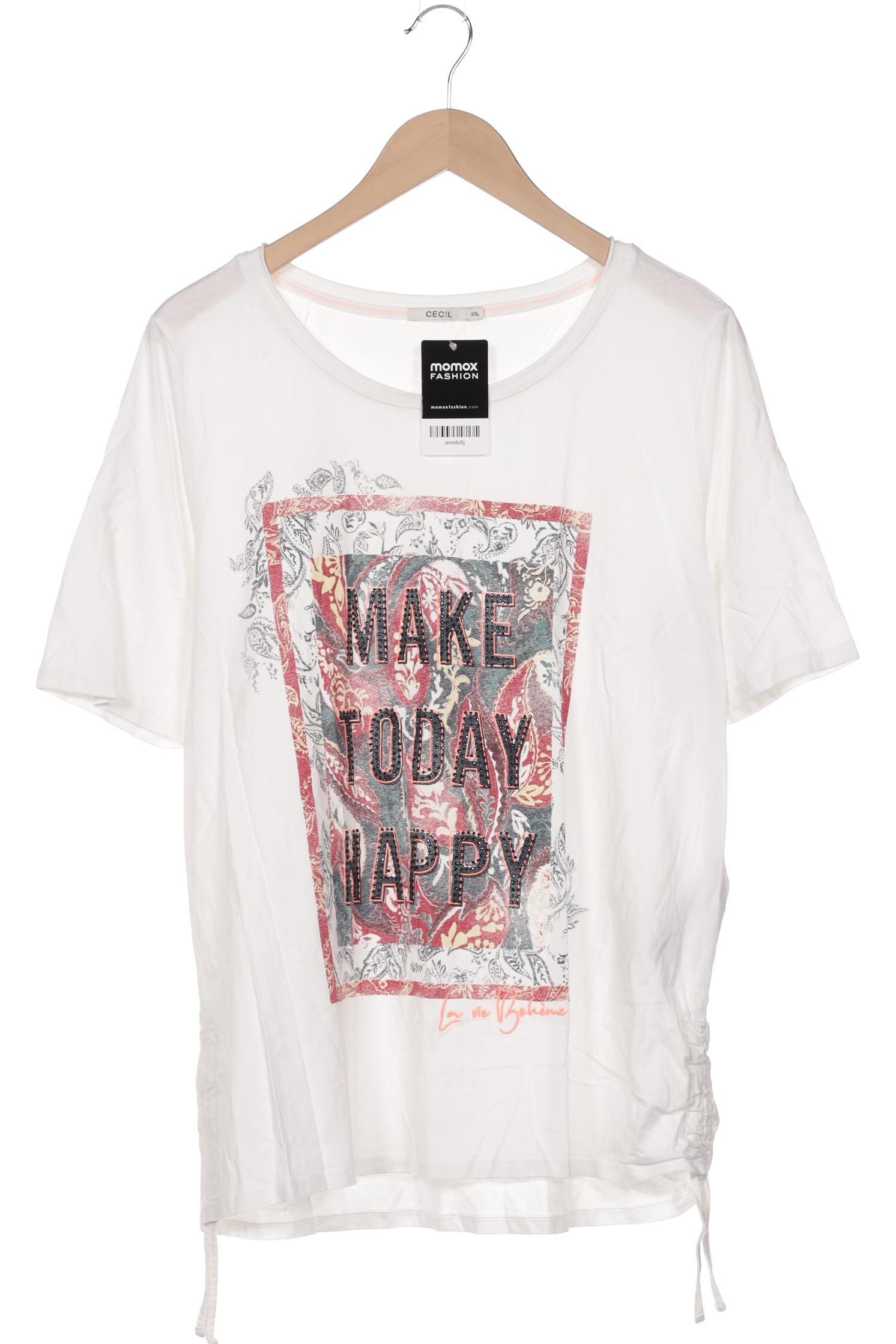 

Cecil Damen T-Shirt, weiß, Gr. 46