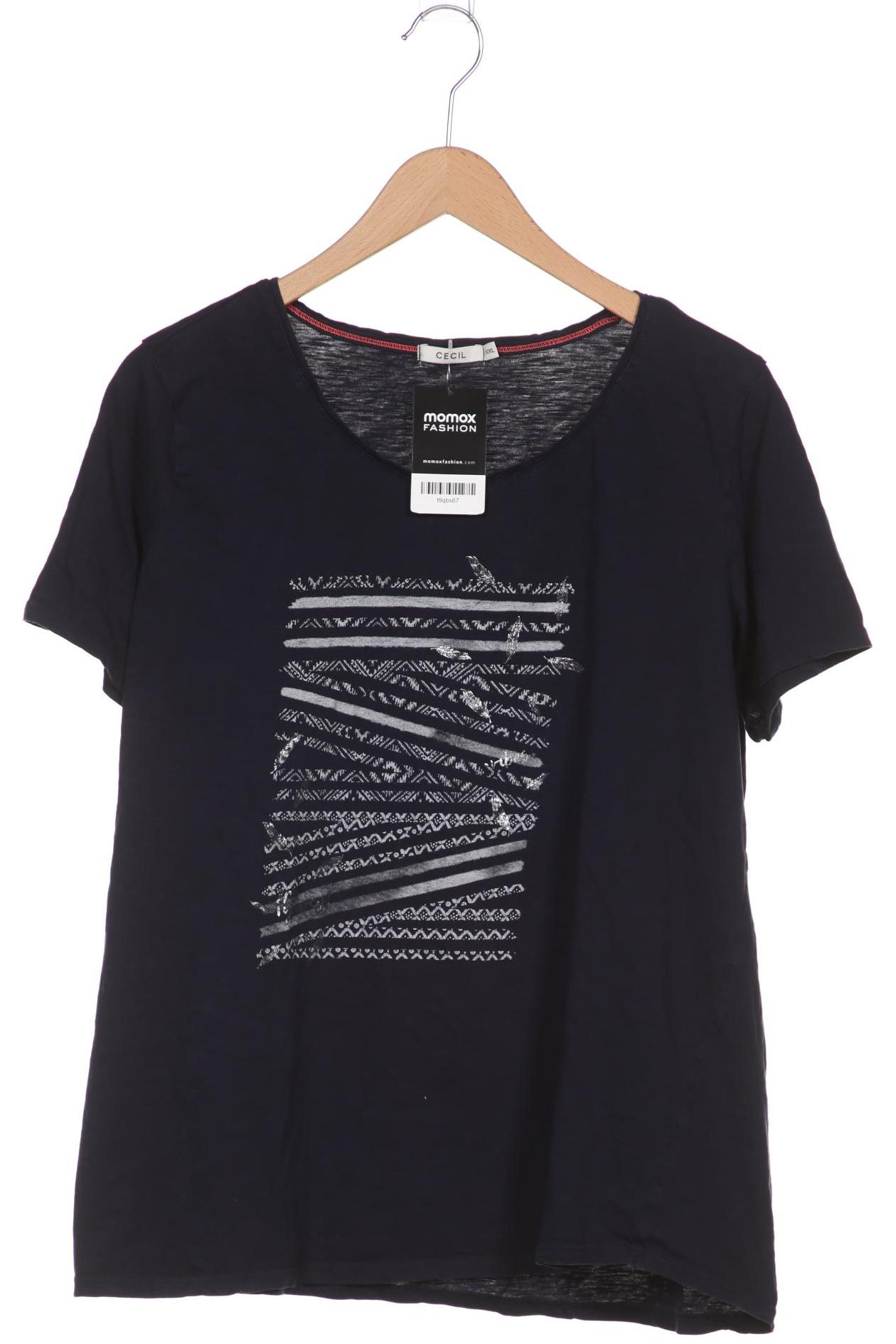 

CECIL Damen T-Shirt, marineblau