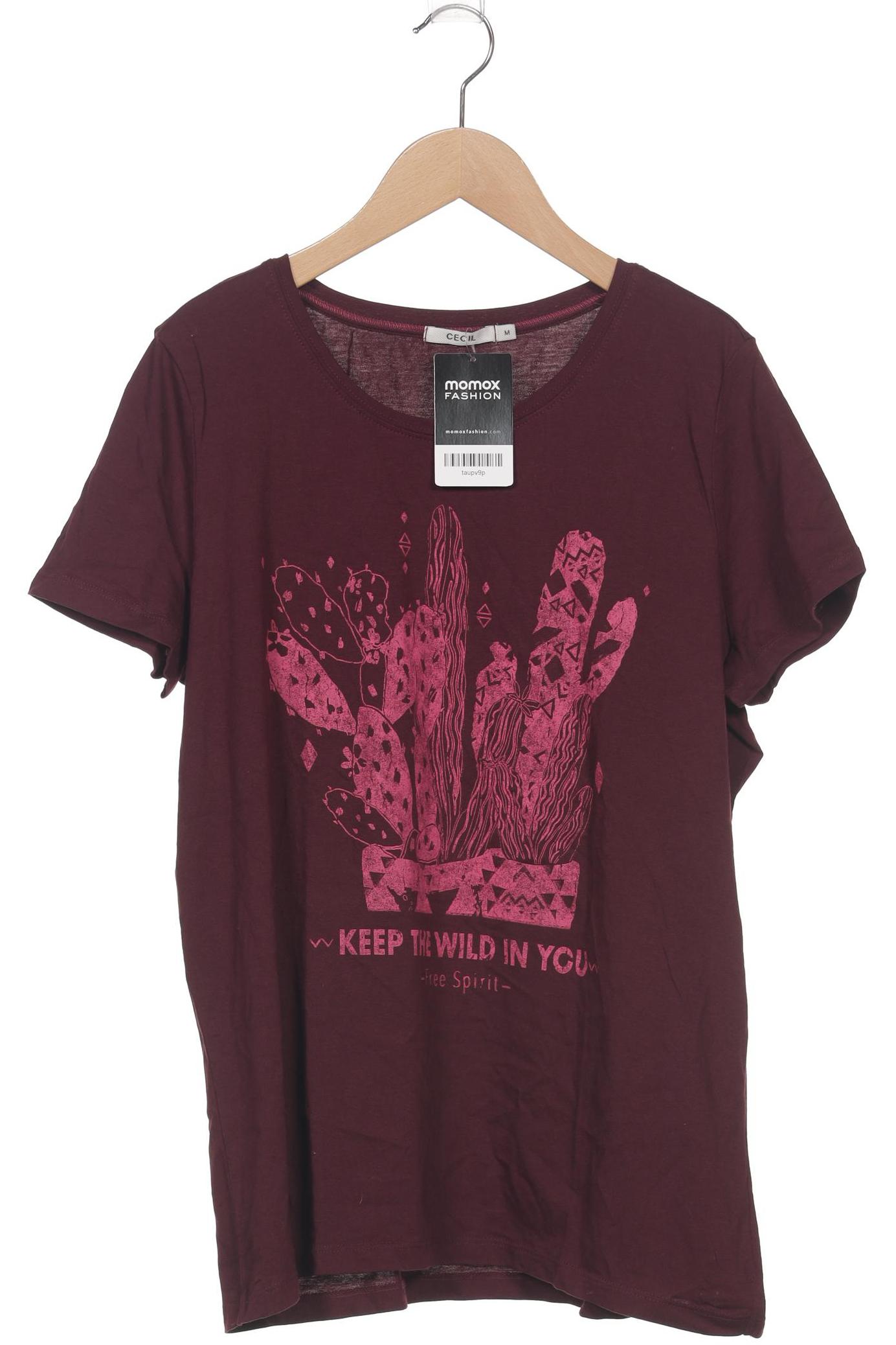

Cecil Damen T-Shirt, bordeaux, Gr. 38
