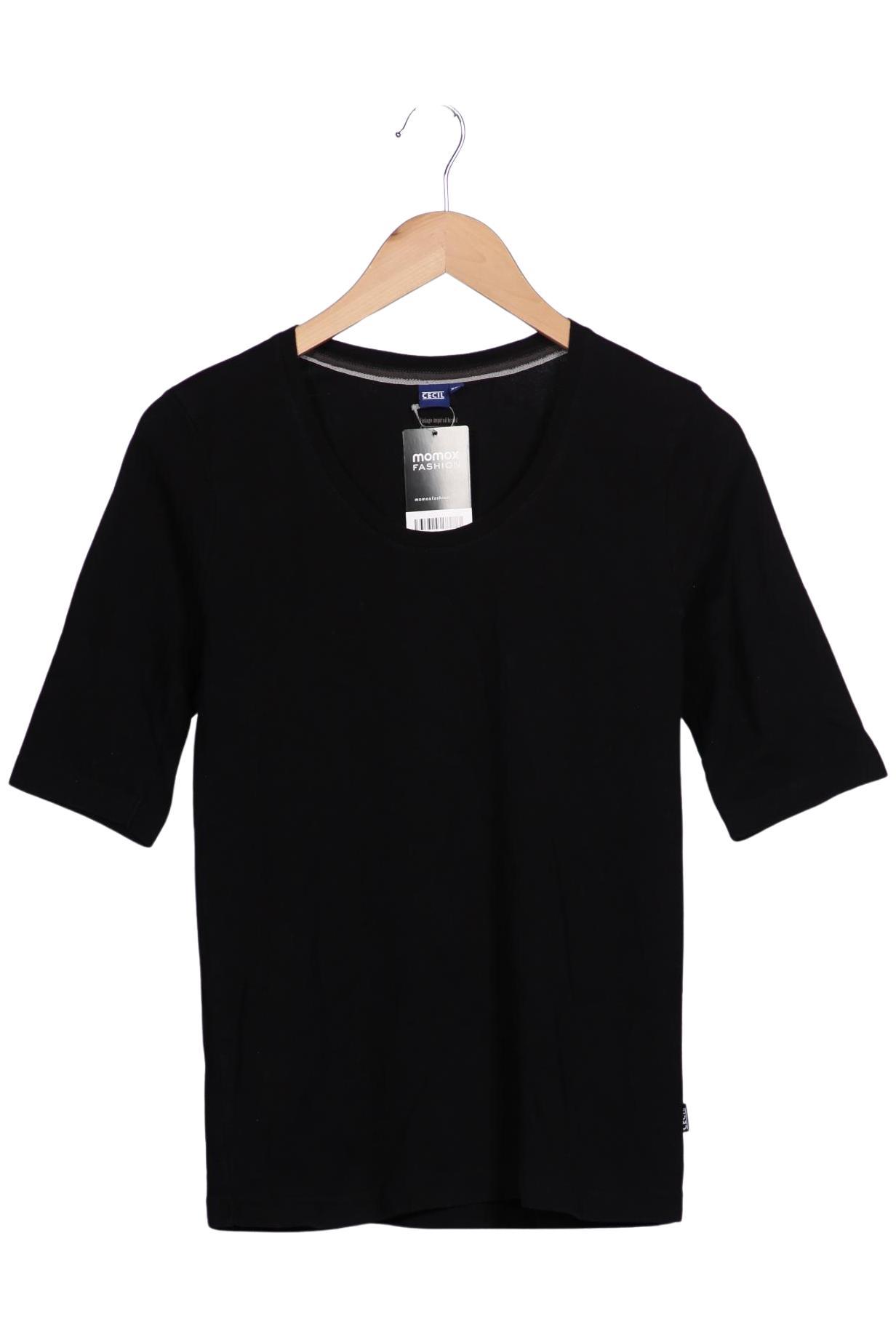 

Cecil Damen T-Shirt, schwarz, Gr. 46