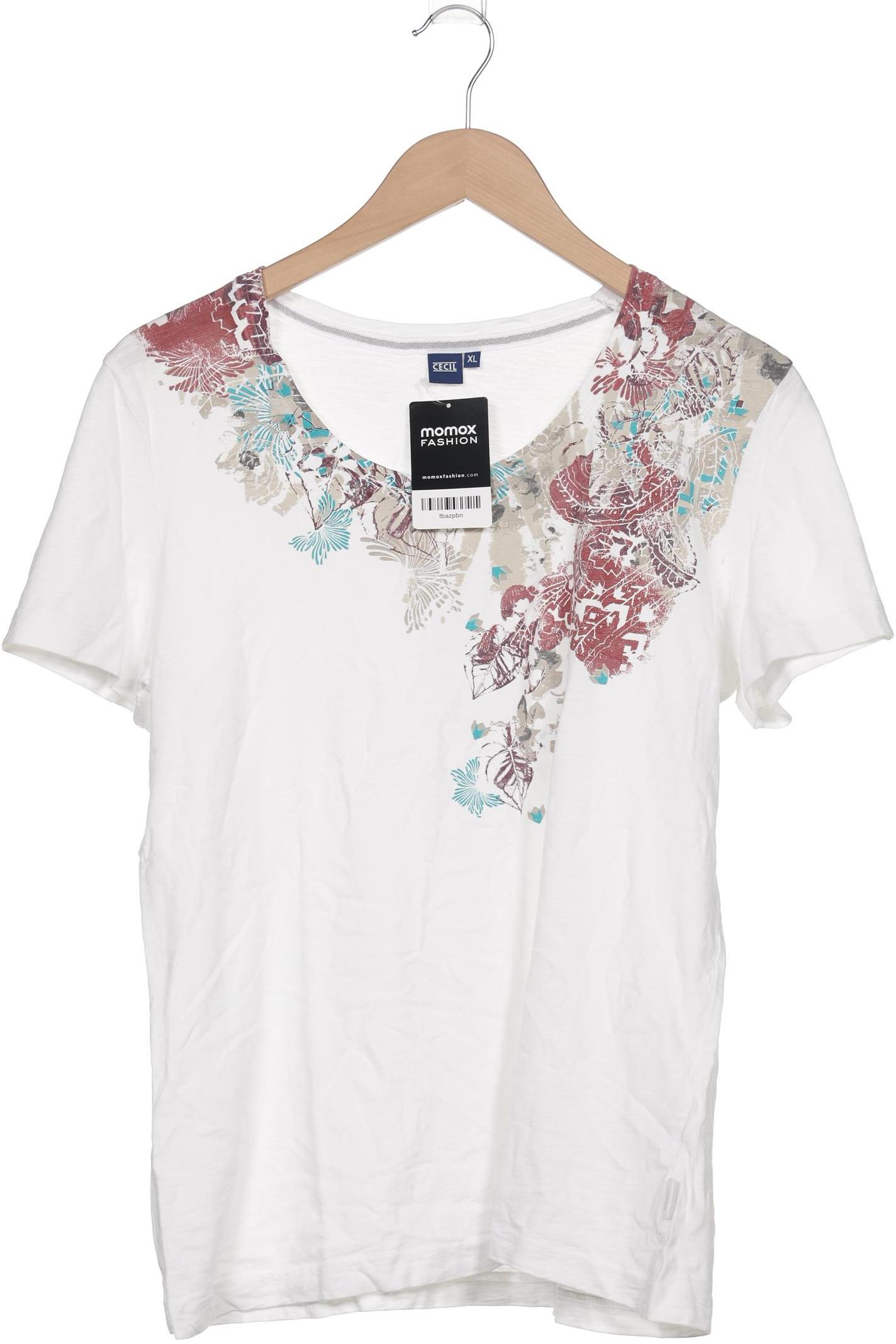 

Cecil Damen T-Shirt, weiß, Gr. 64