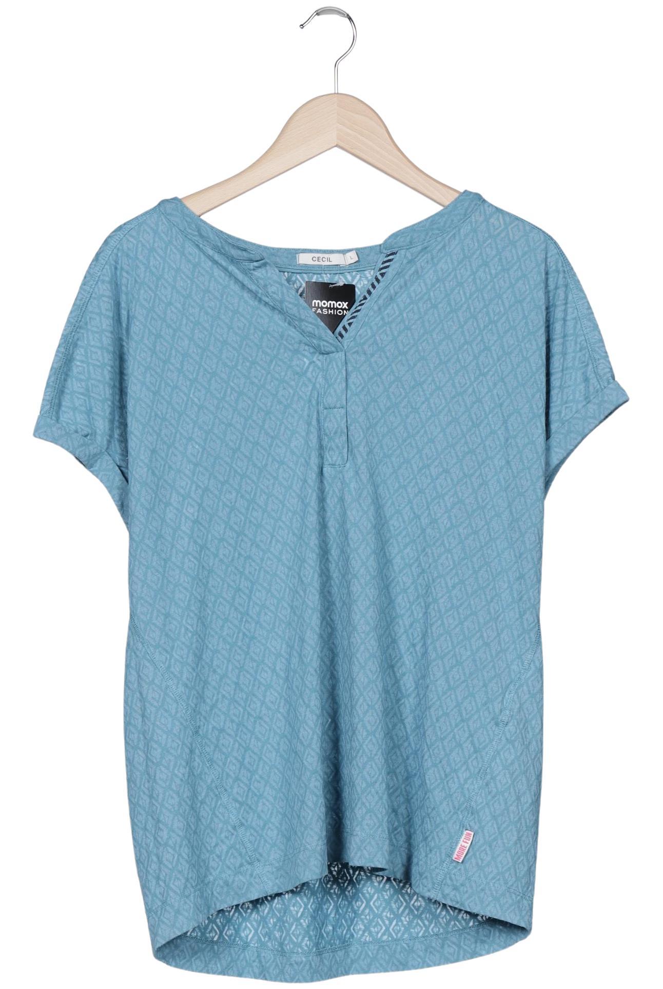 

Cecil Damen T-Shirt, hellblau, Gr. 42