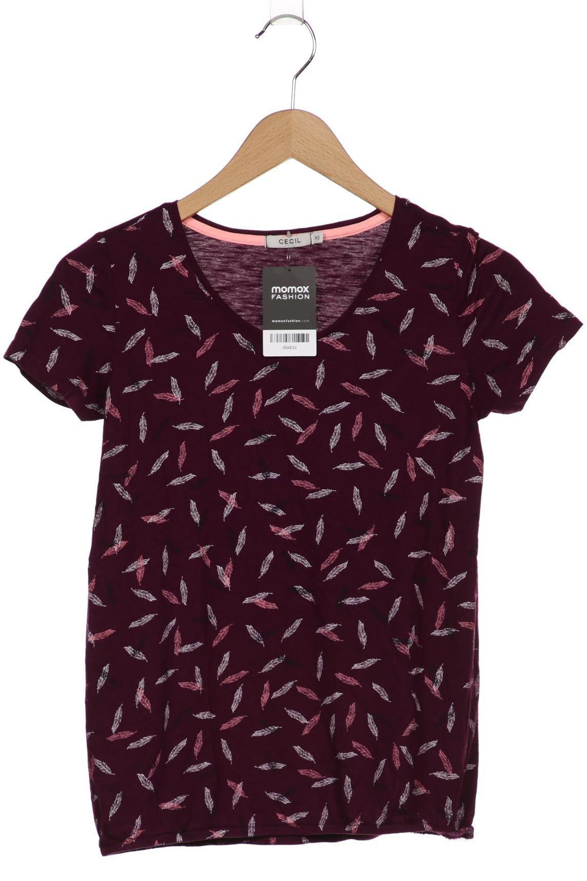 

CECIL Damen T-Shirt, bordeaux