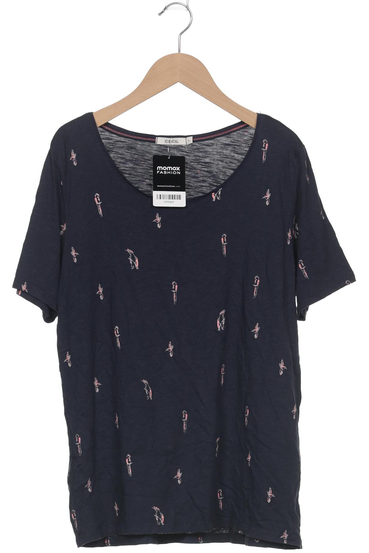 

Cecil Damen T-Shirt, marineblau, Gr. 42