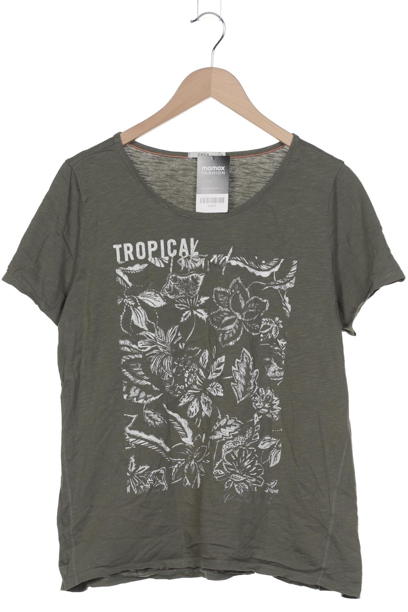 

Cecil Damen T-Shirt, grün, Gr. 44