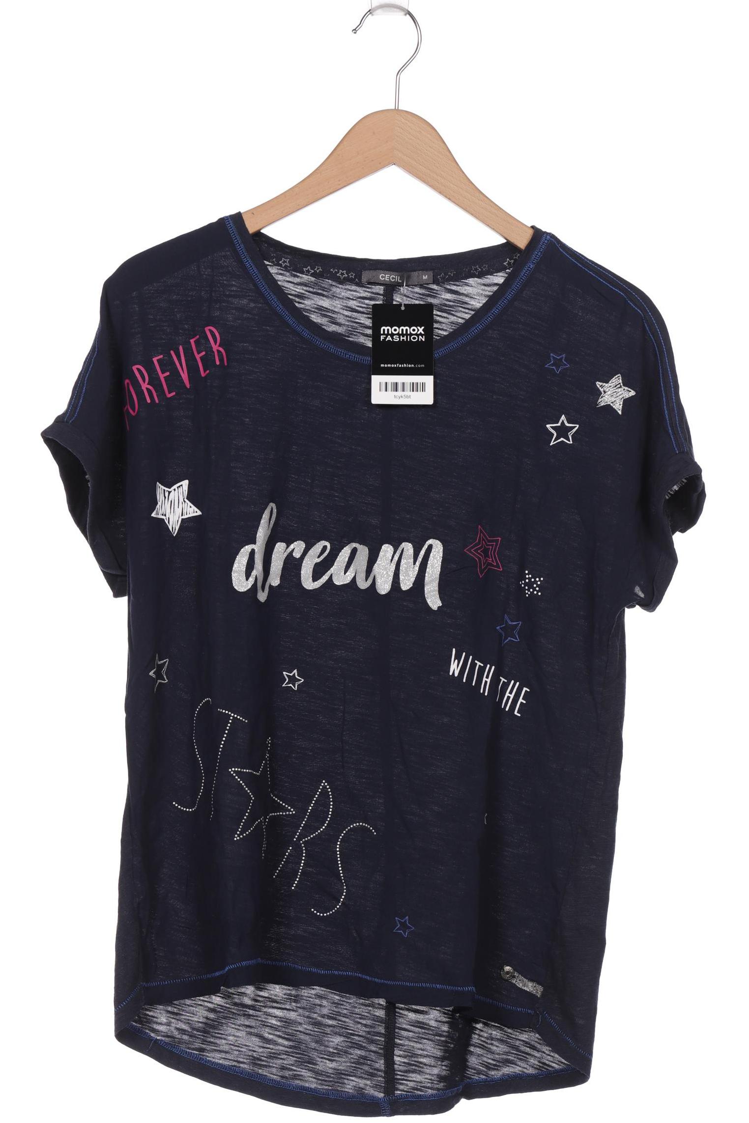 

CECIL Damen T-Shirt, marineblau