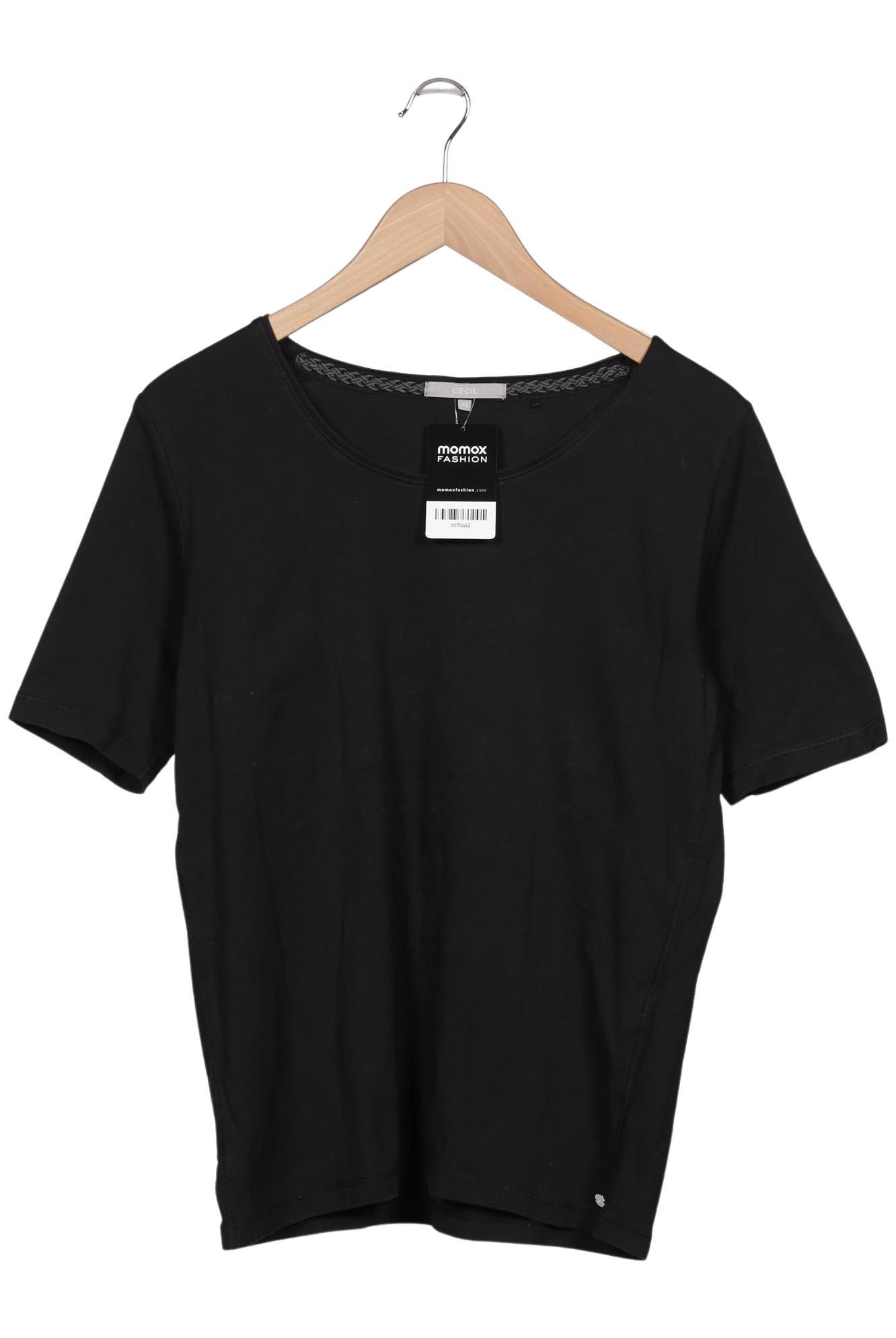 

Cecil Damen T-Shirt, schwarz, Gr. 44
