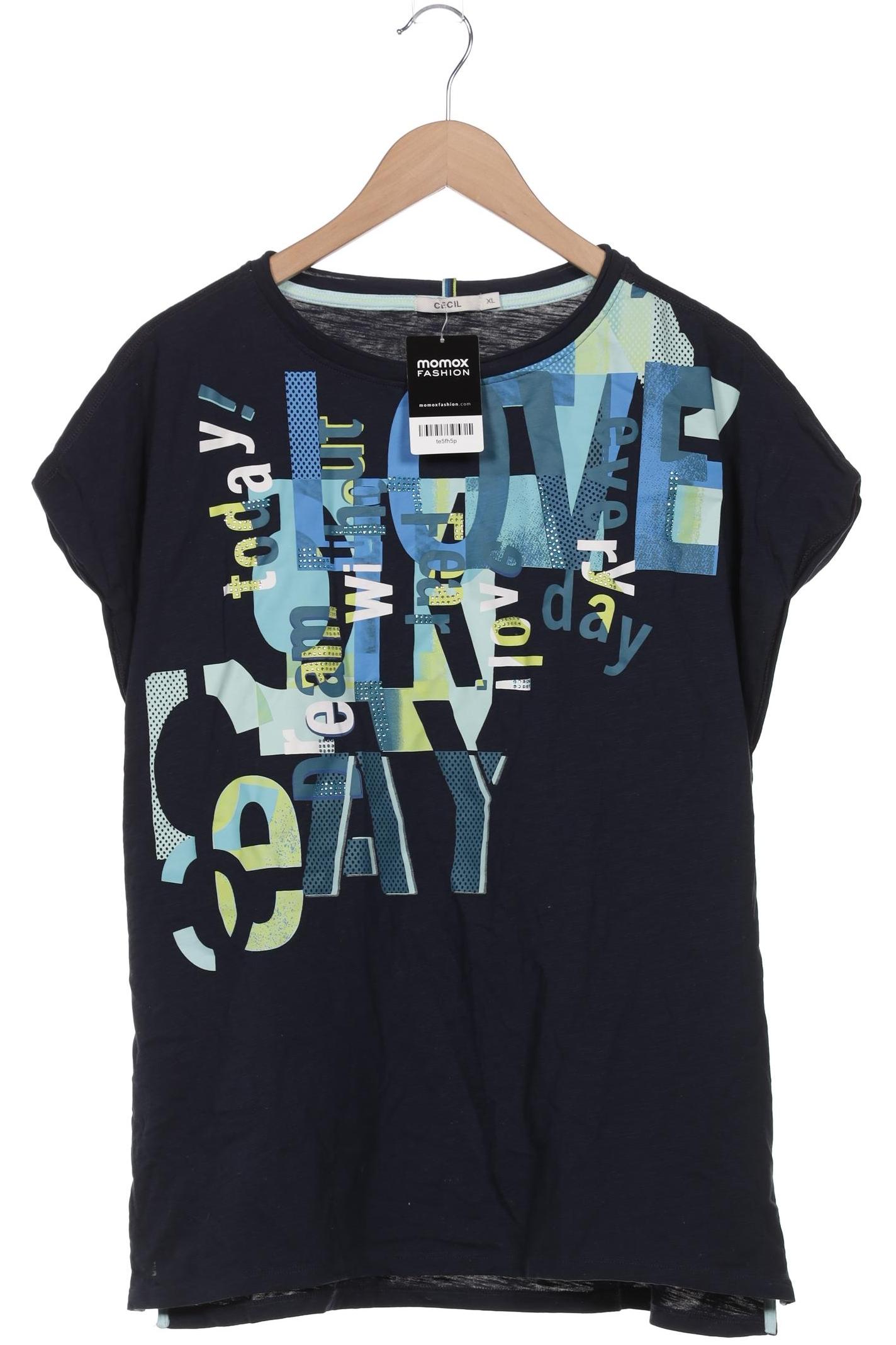 

Cecil Damen T-Shirt, marineblau, Gr. 44