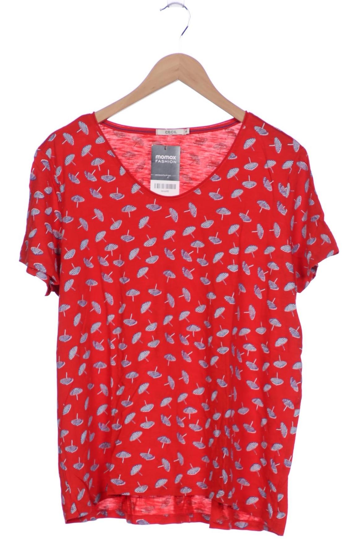 

Cecil Damen T-Shirt, rot, Gr. 46