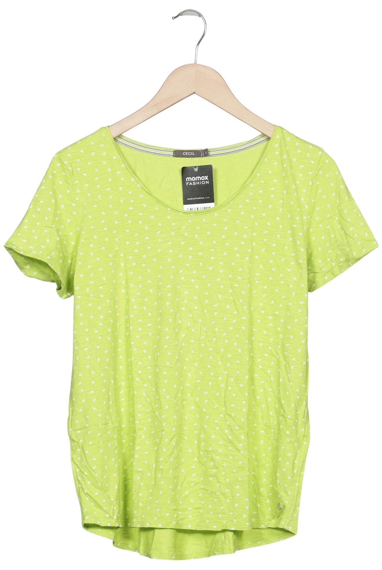 

Cecil Damen T-Shirt, hellgrün, Gr. 42