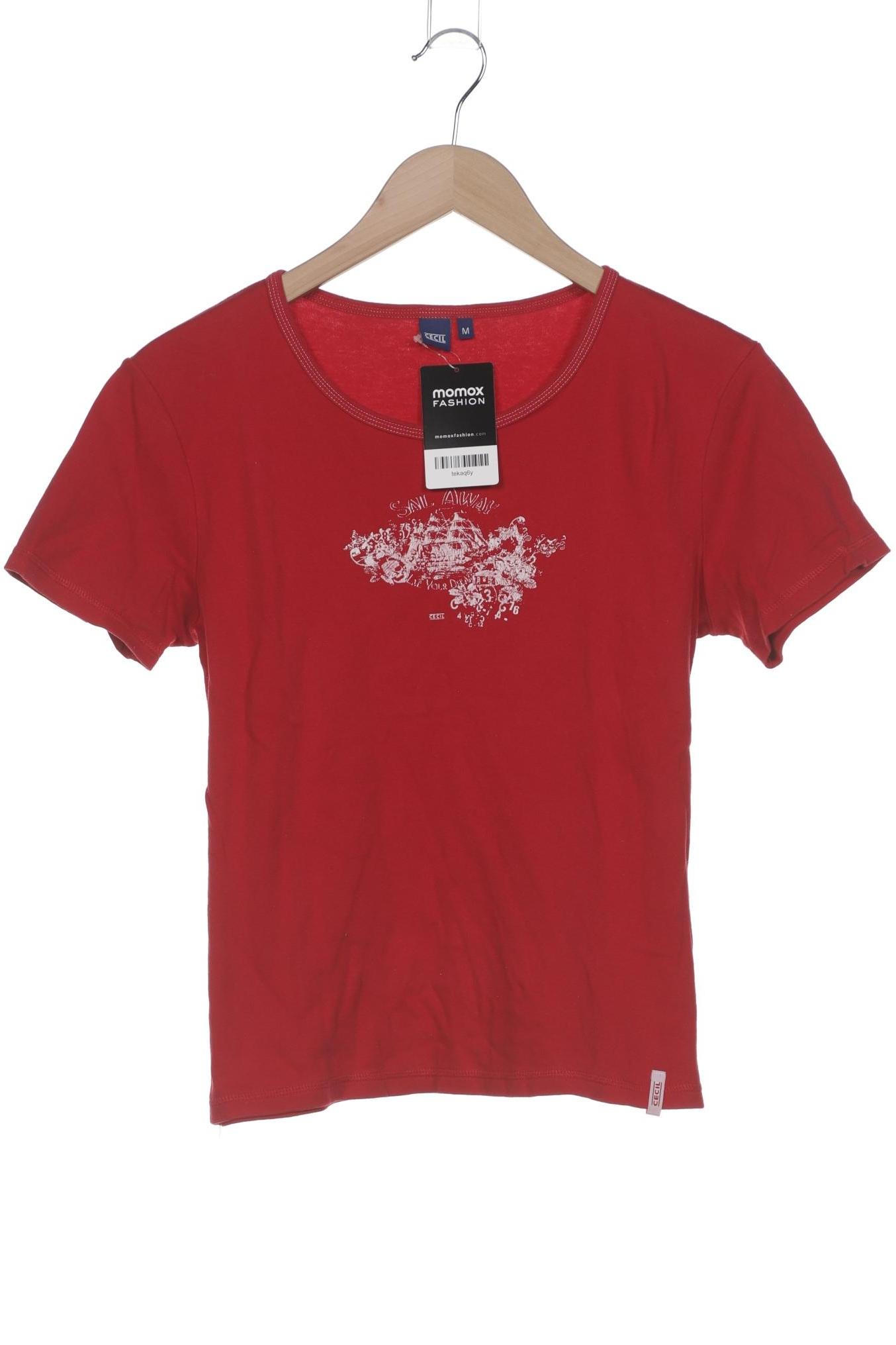 

Cecil Damen T-Shirt, rot, Gr. 38