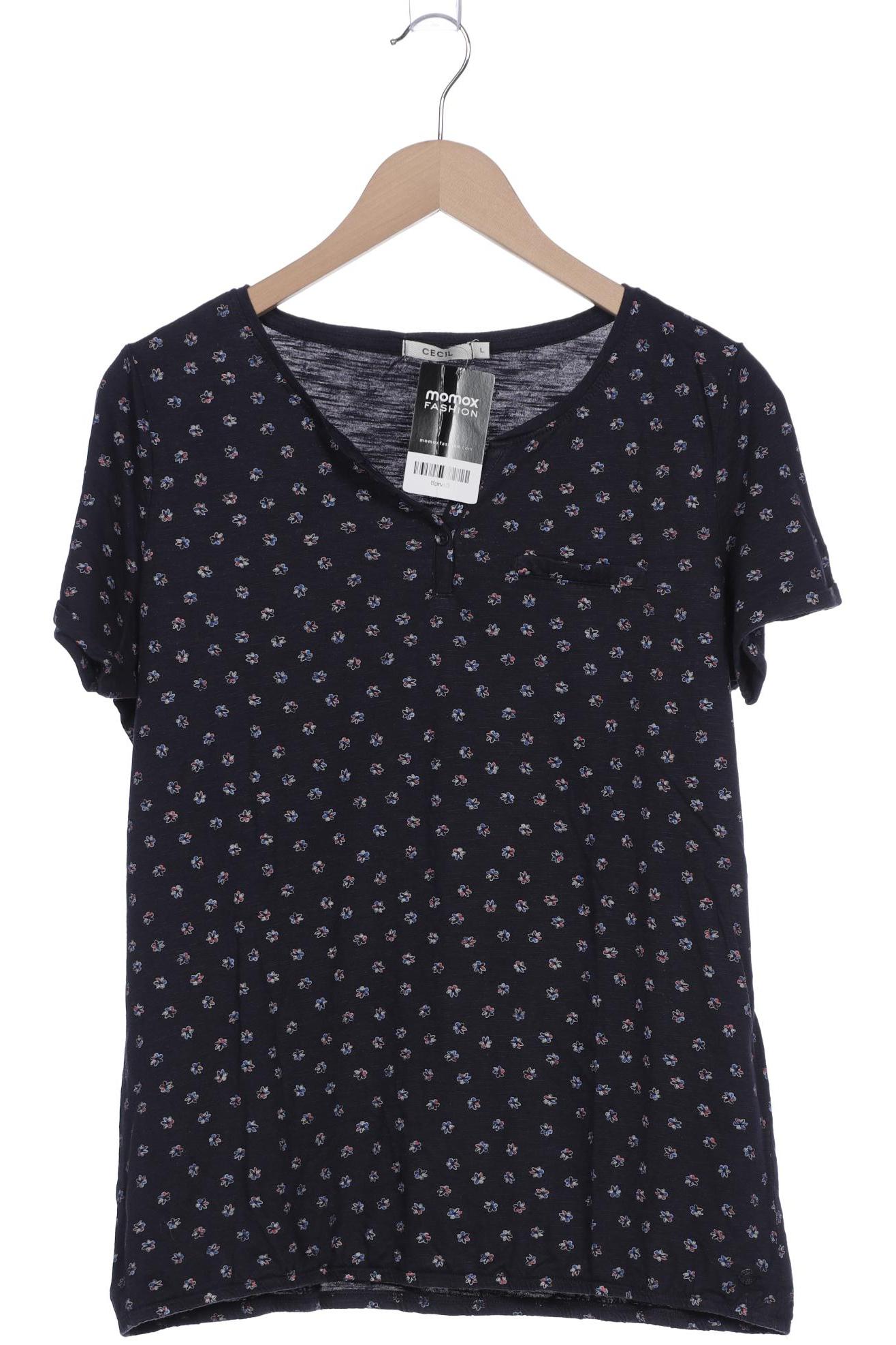 

CECIL Damen T-Shirt, marineblau