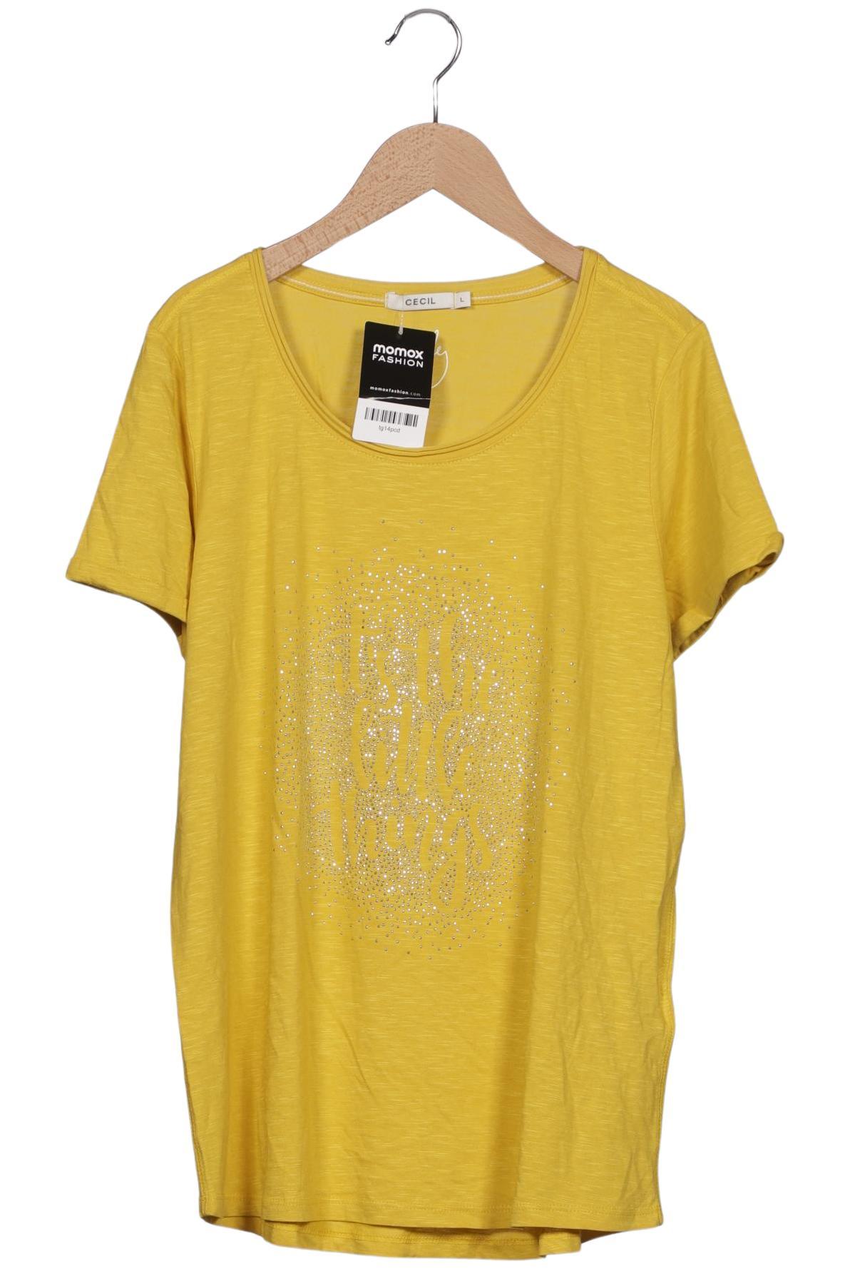 

Cecil Damen T-Shirt, gelb, Gr. 42