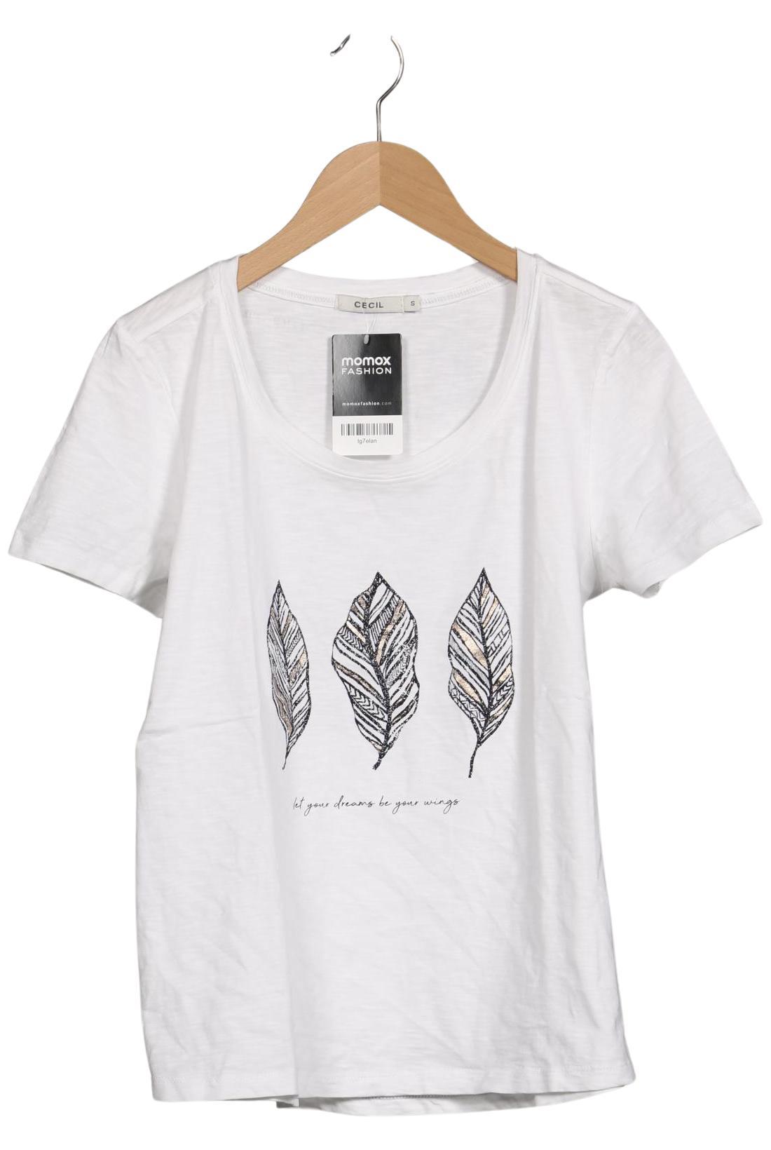 

Cecil Damen T-Shirt, weiß, Gr. 36