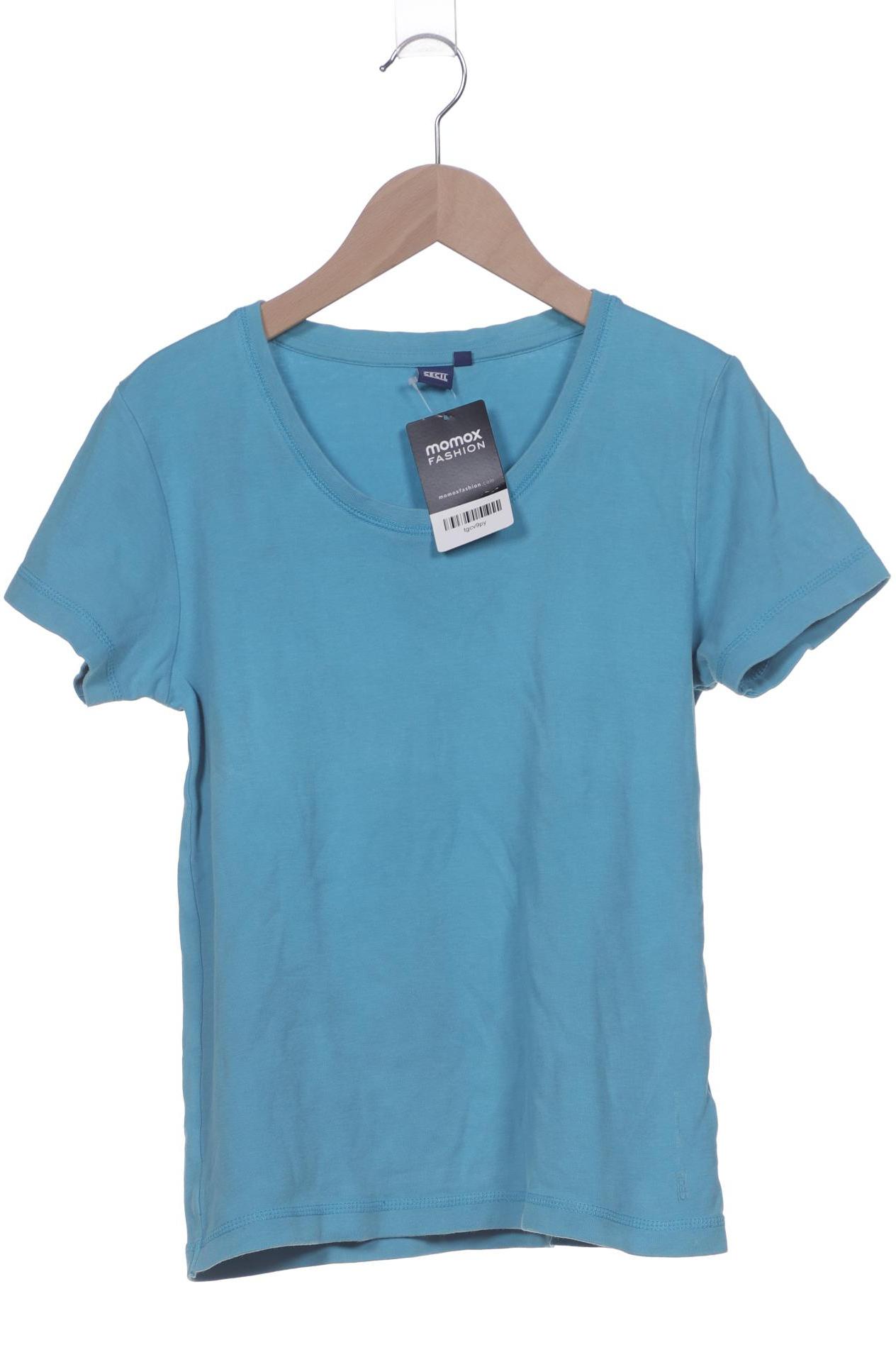 

Cecil Damen T-Shirt, blau, Gr. 38